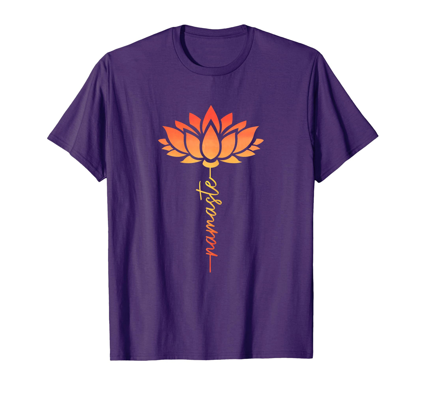 Namaste Lotus Flower Yoga Zen Buddhism Buddha Spiritual T-Shirt