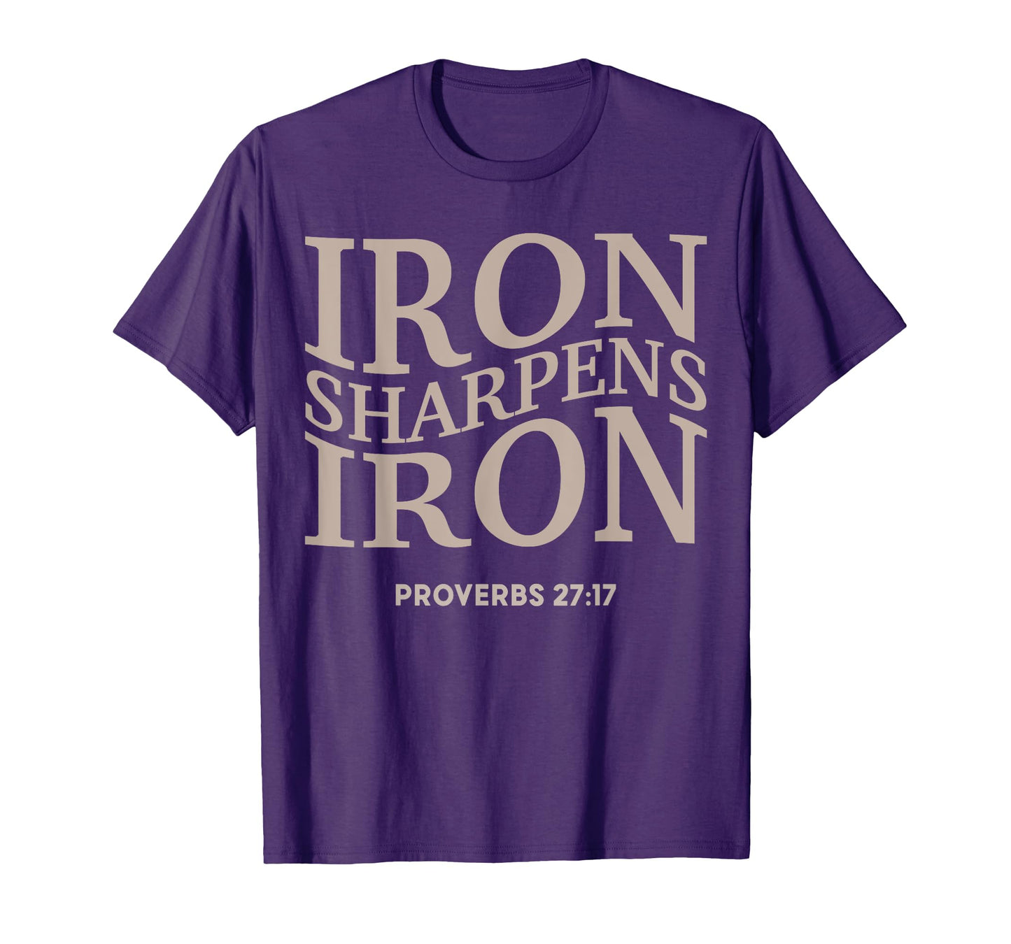 Kids Iron Sharpens Iron Youth Christian Jesus Women Men Boys T-Shirt