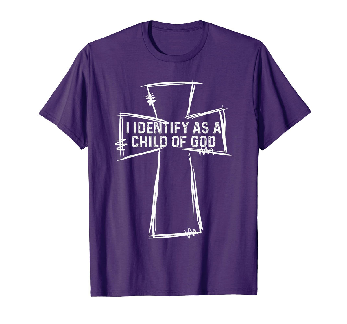 I Identify As A Child of God Christian Apparel Tee T-Shirt