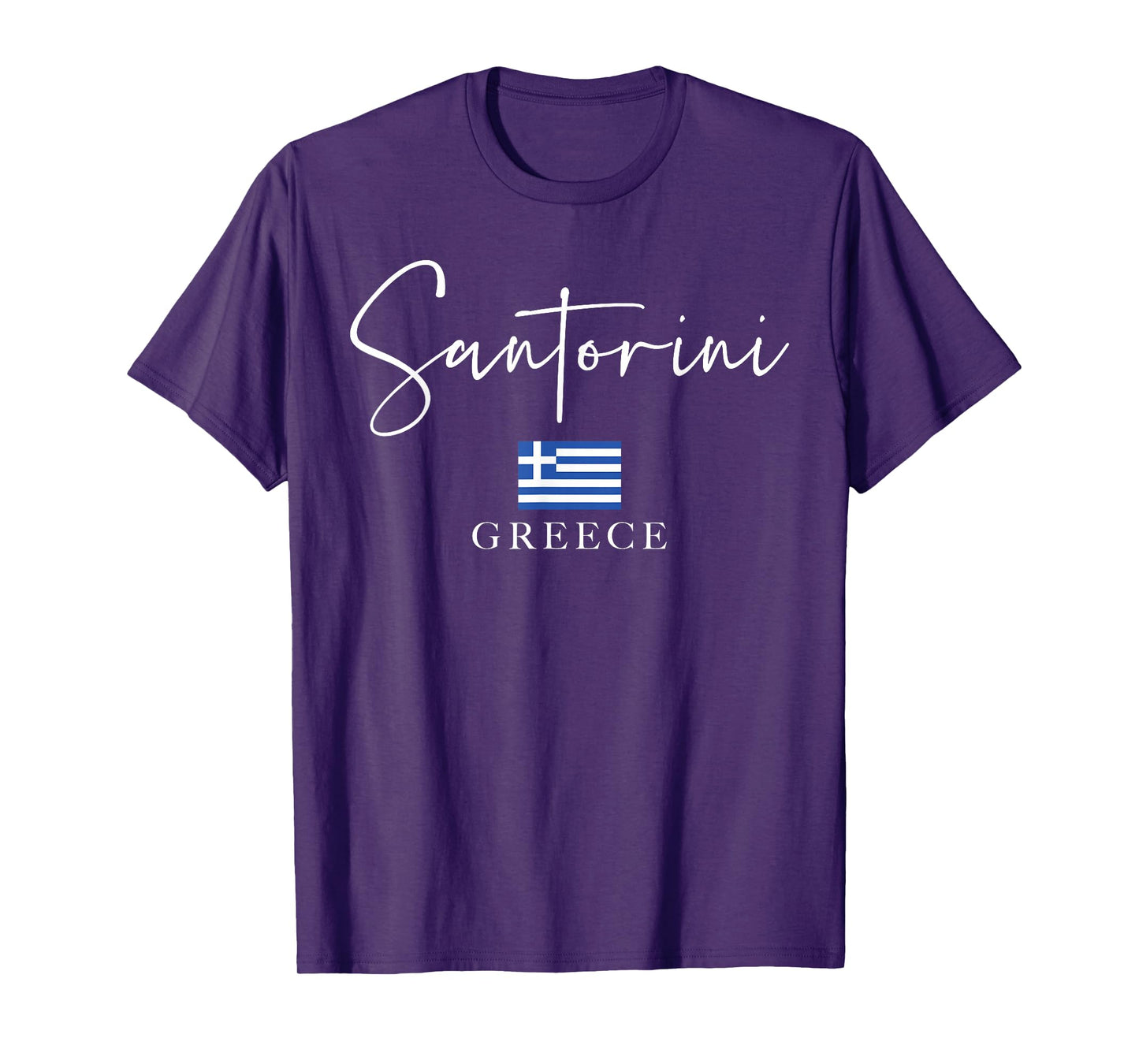 Greece Flag Vacation - Island Santorini T-Shirt