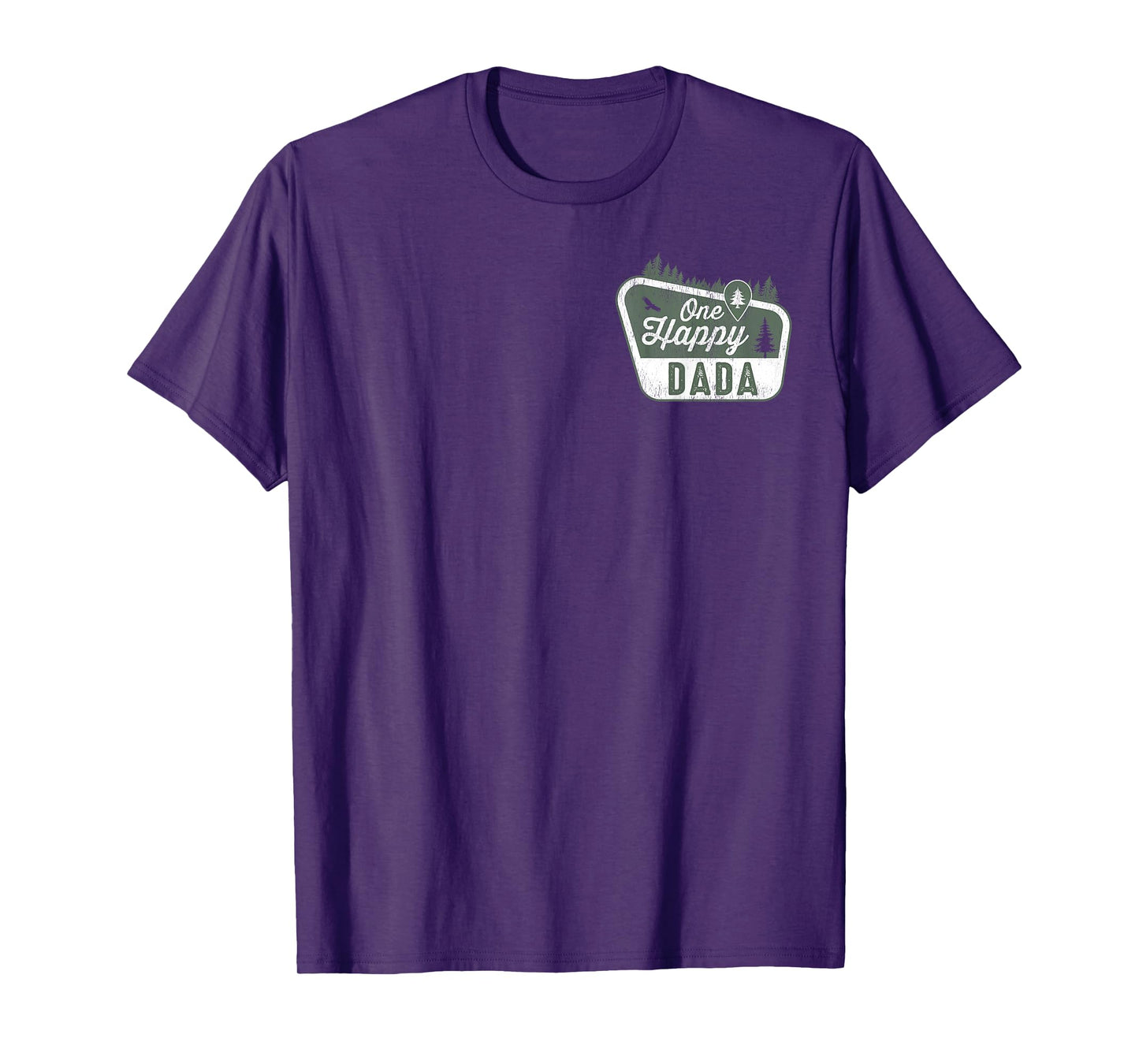 One Happy Dada Camper First Birthday Boy Girl Camping Family T-Shirt