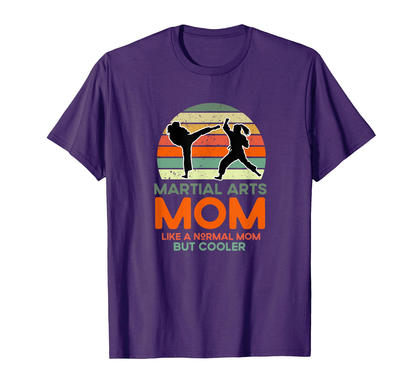 Martial Arts Mom Vintage Retro Apparel For Mothers T-Shirt
