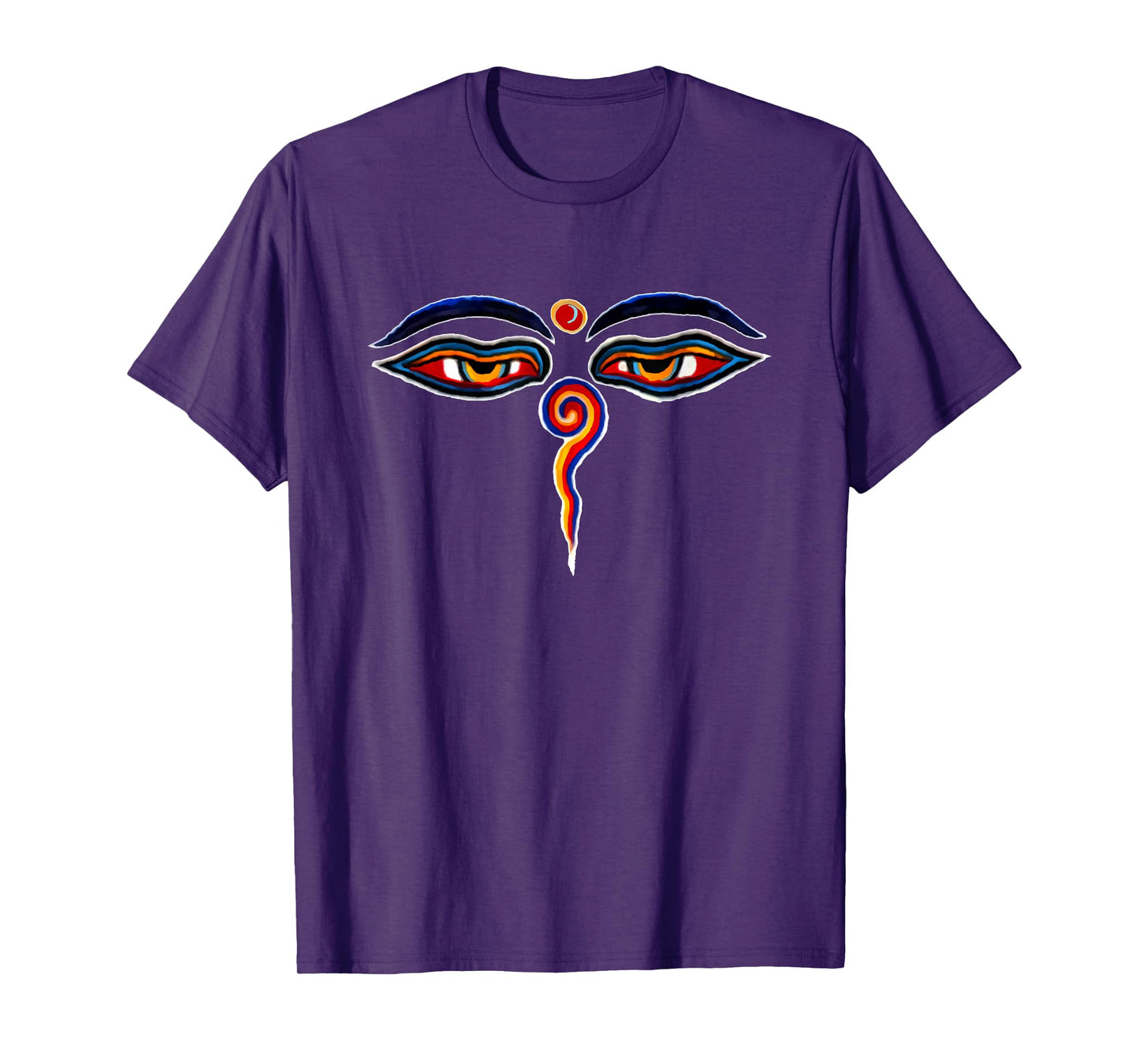 All Seeing Eyes Of Buddha Painting T-Shirt T-Shirt