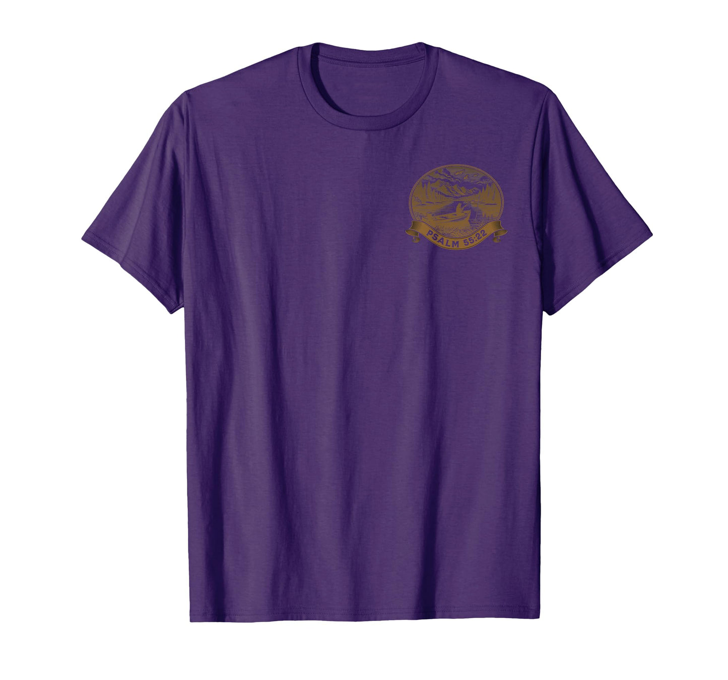 [2 Sided] Cast Your Cares On The Lord, Christian Fisherman T-Shirt