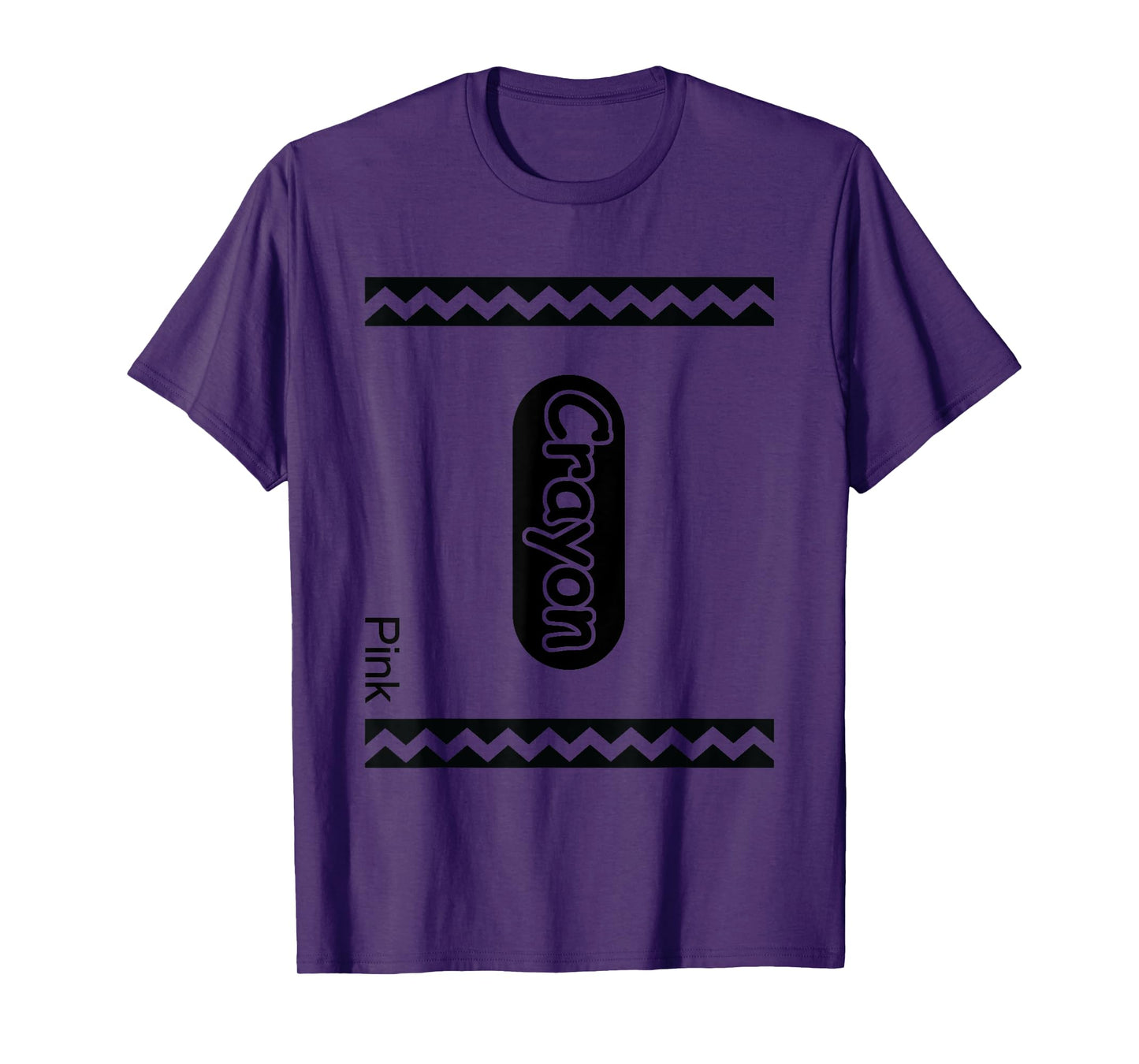 Pink Crayon Halloween Costume Adult T-Shirt