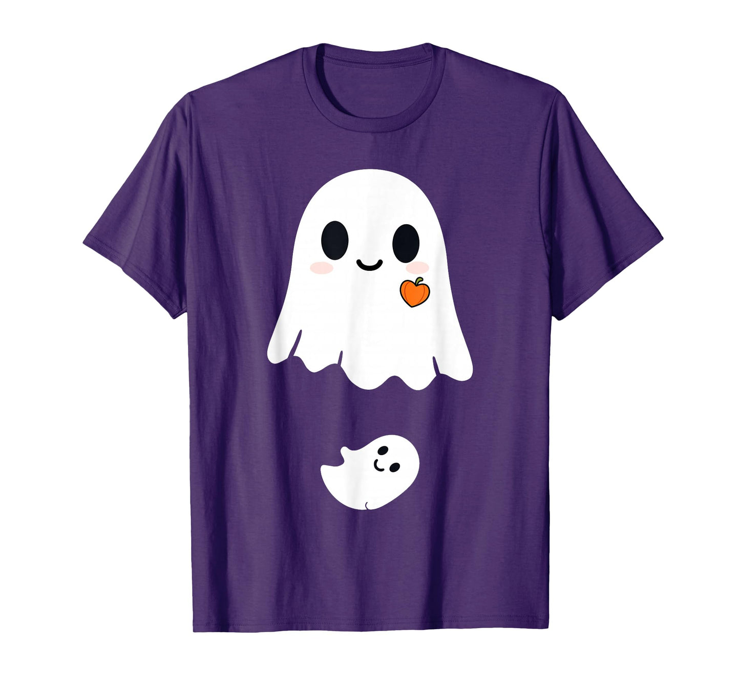 Cute Ghost Halloween Maternity Funny Pregnancy Announcement T-Shirt