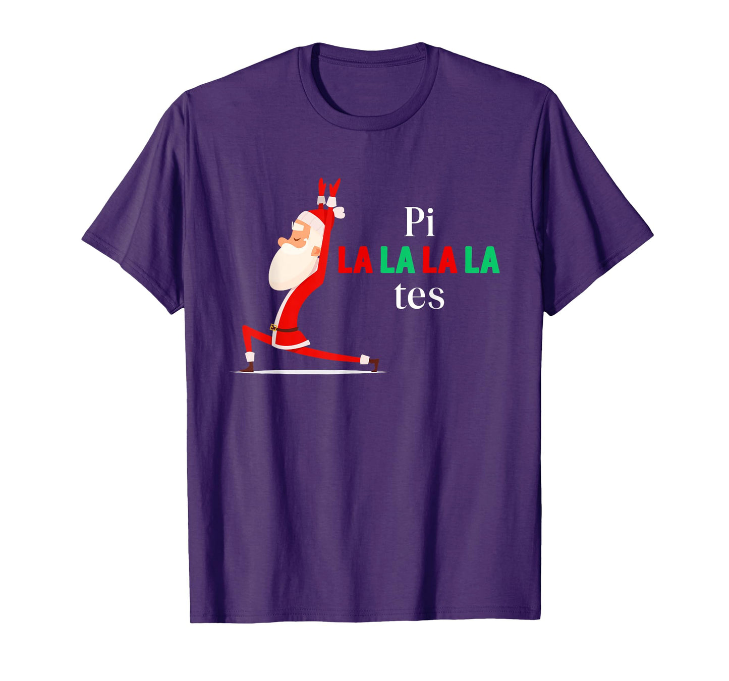 Pi La La La La Tes Pilates Christmas Song Jingle Bell T-Shirt