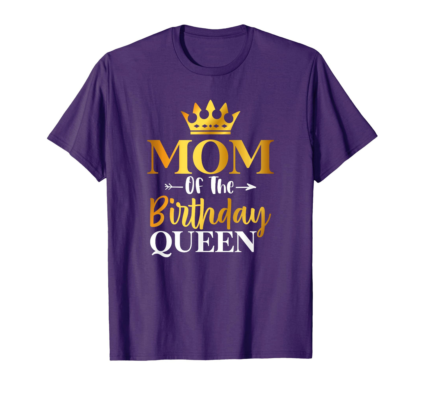 Mom Of The Birthday Queen Funny Matching Birthday Party T-Shirt