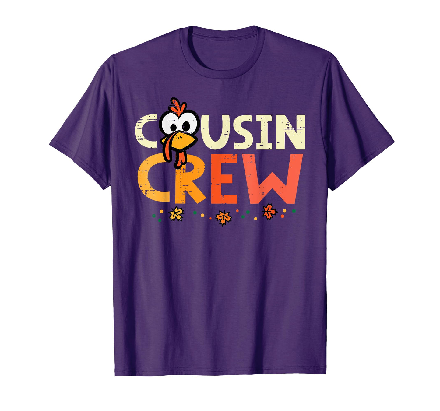 Thanksgiving Cousin Crew Squad Fall Boys Girls Kid Women Men T-Shirt