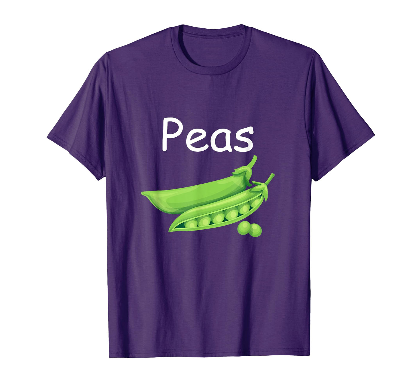 Funny Family Matching Halloween Costumes Peas and Carrots T-Shirt