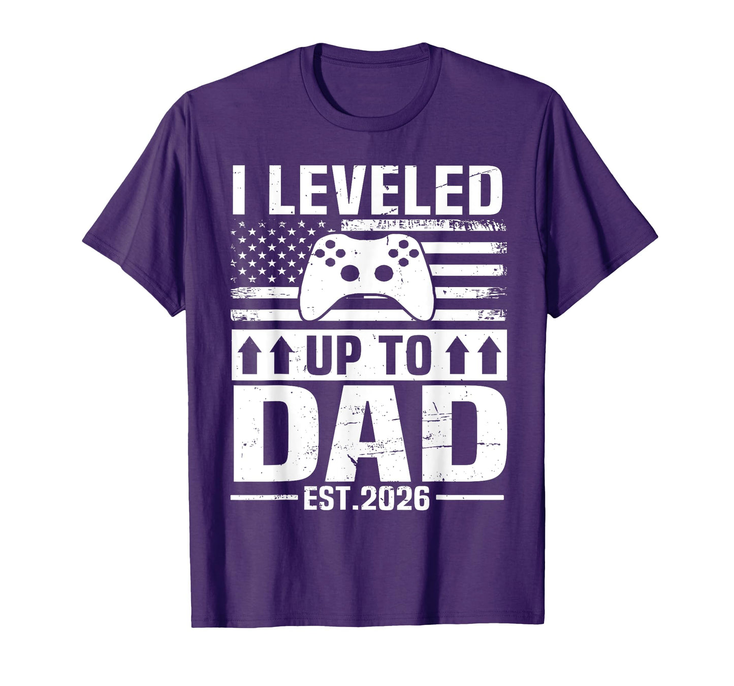 Soon To Be Daddy Est 2026 I Leveled Up To Dad Est 2026 T-Shirt