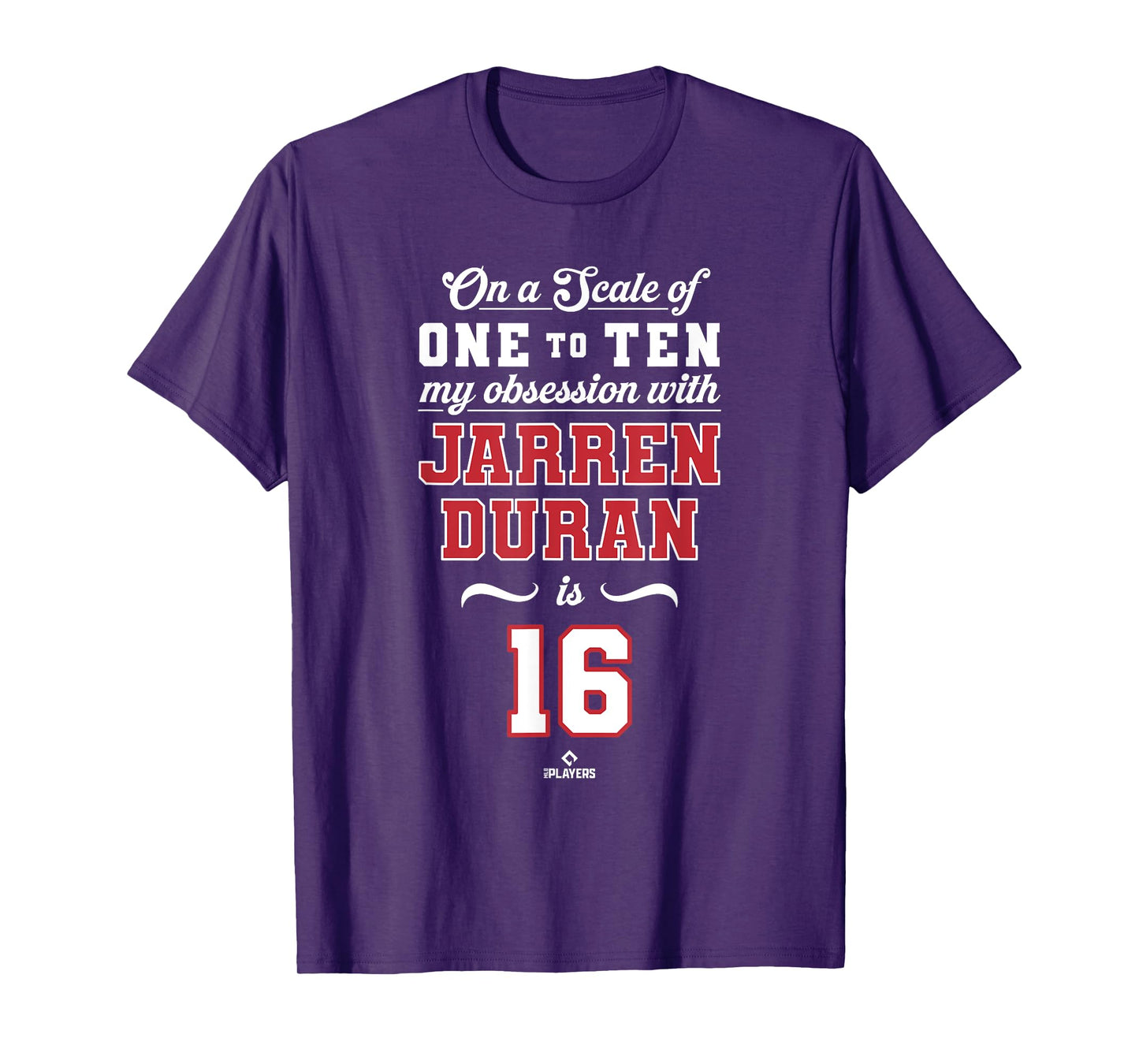 Obsession Jarren Duran 16 Boston MLBPA T-Shirt