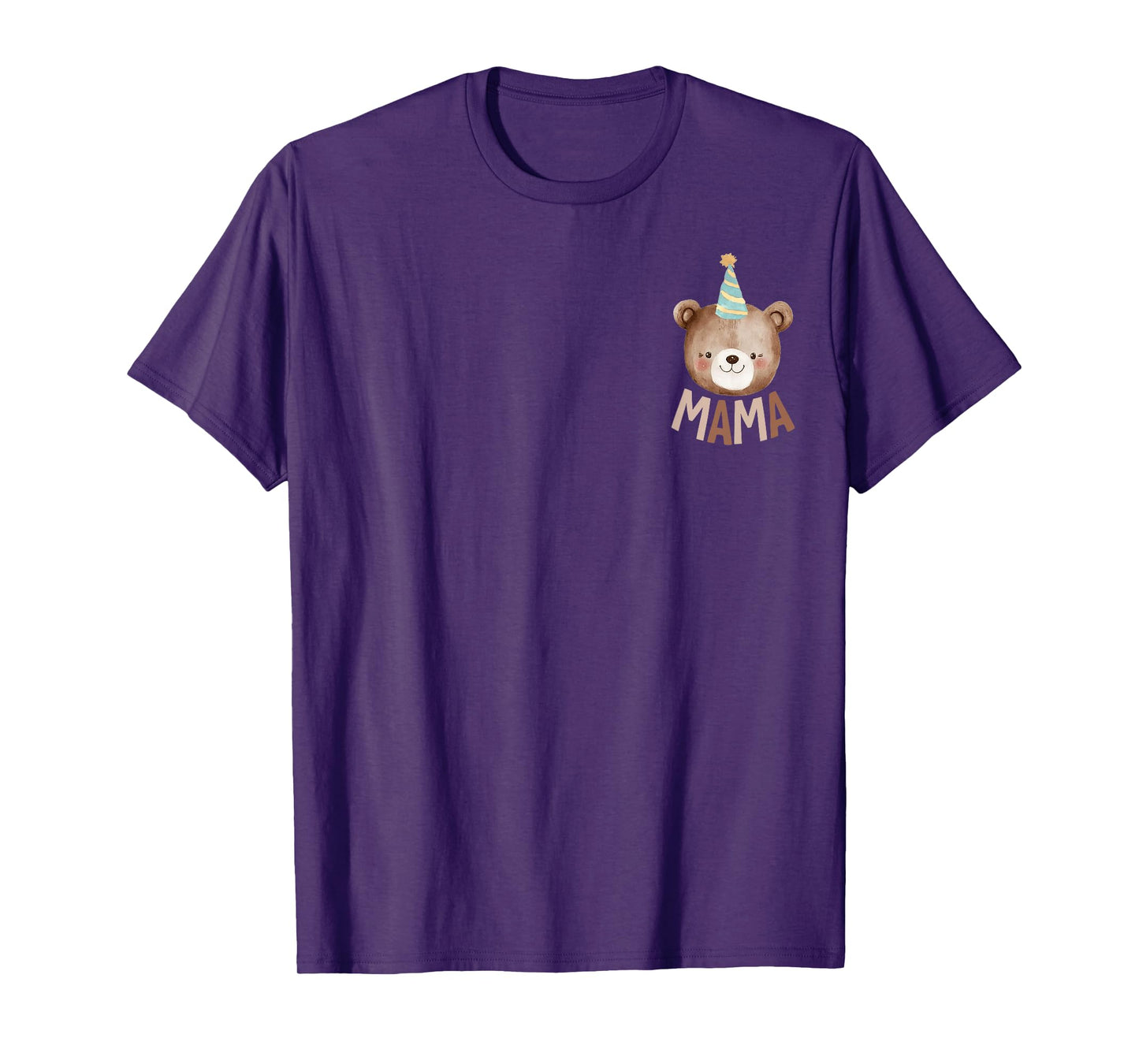 Mama Teddy Bear 1st Birthday Boy Girl Family Matching Party T-Shirt