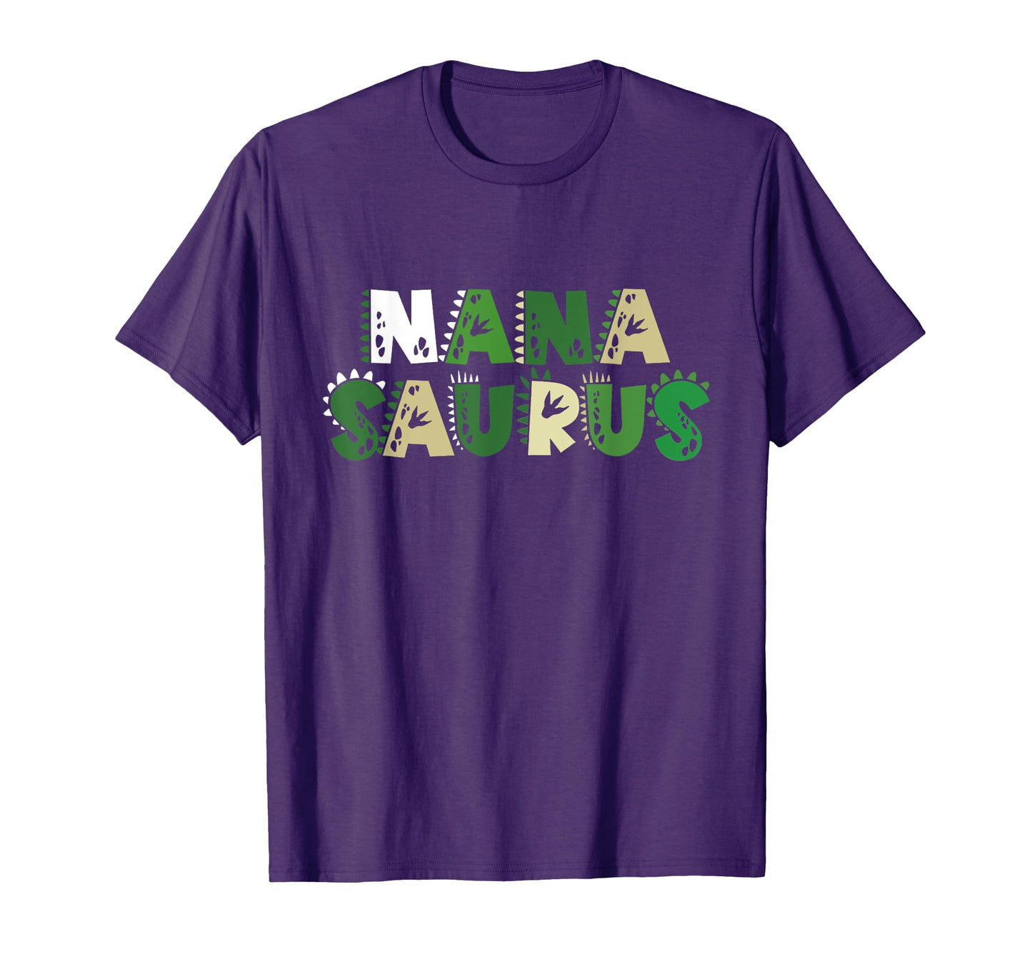 Nana Saurus Family Birthday Grandma Dinosaur Men Women Kids T-Shirt