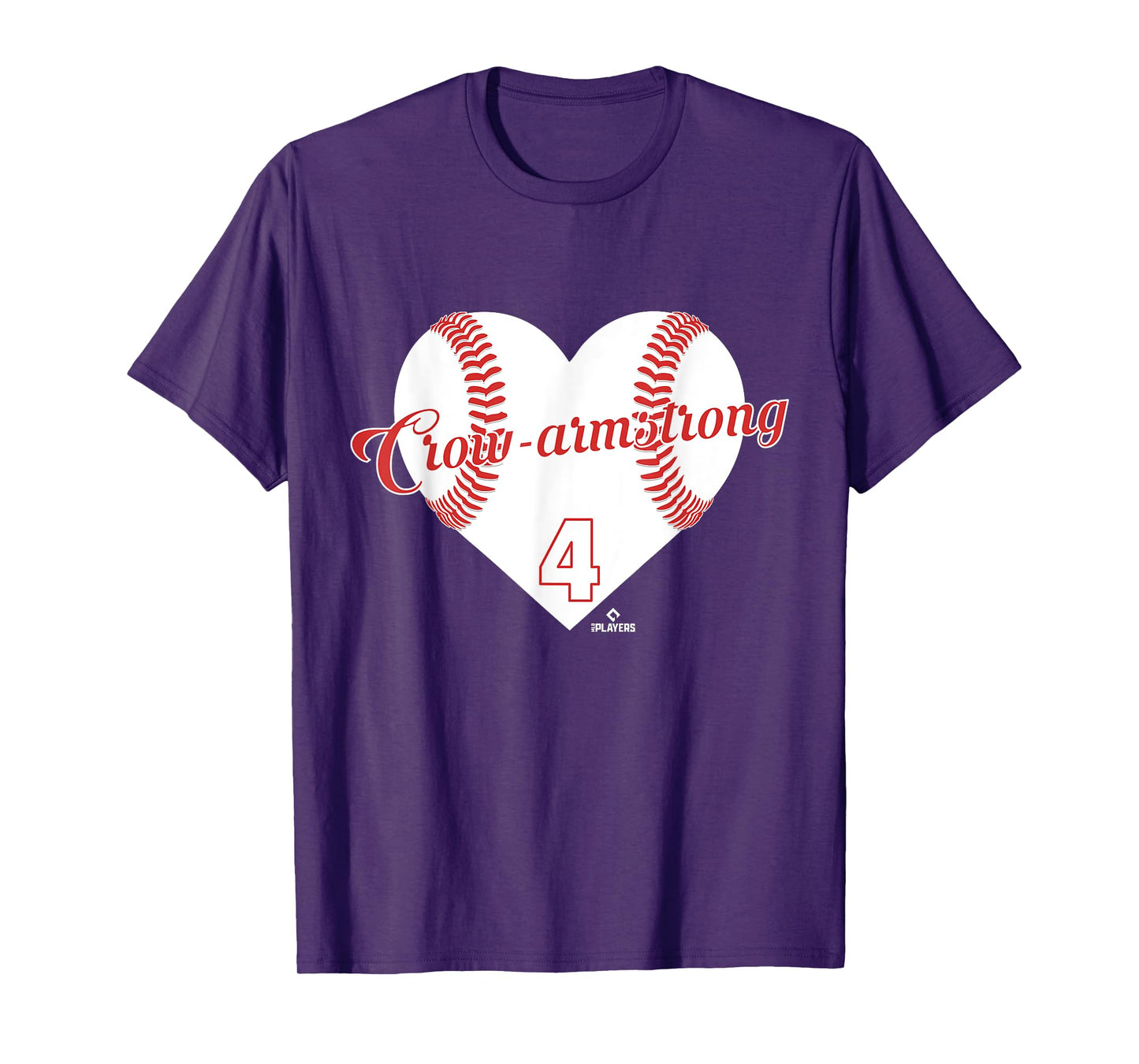 Baseball Heart Pete Crow Armstrong Chicago Baseball MLBPA T-Shirt