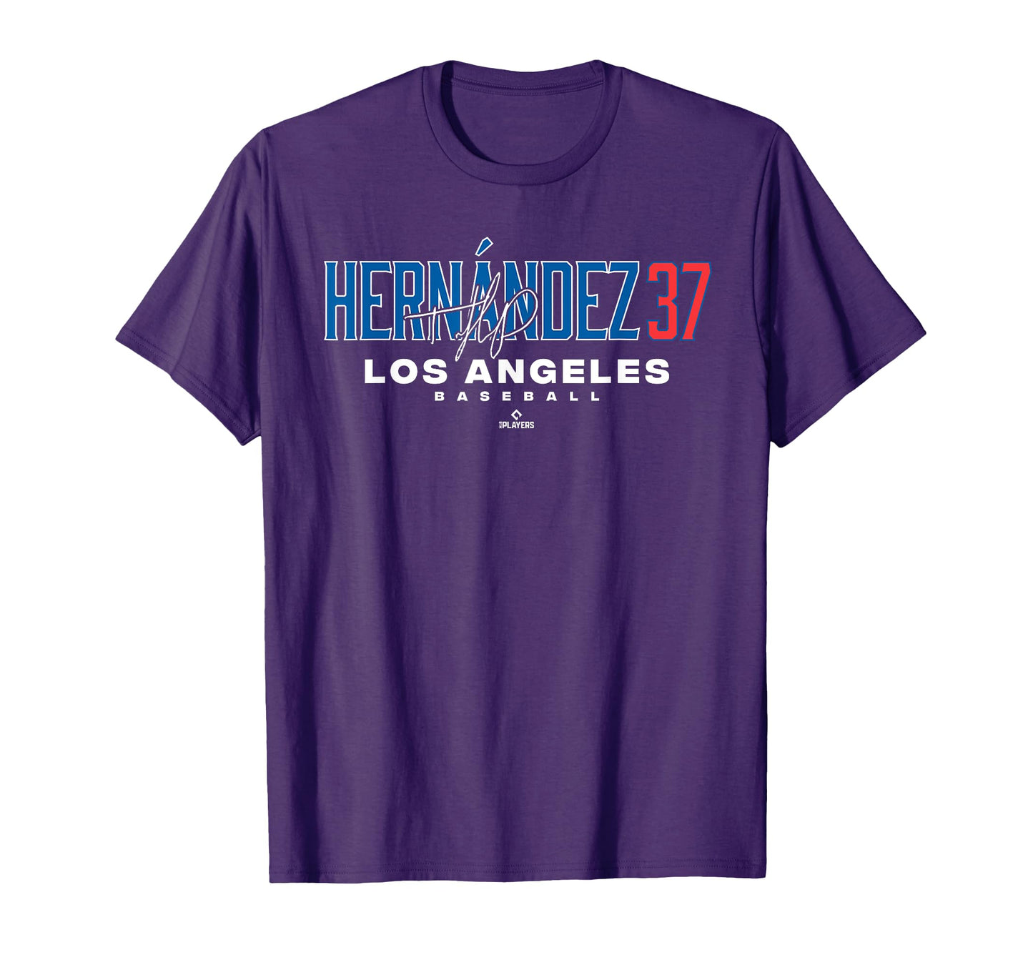 Name Number City Teoscar Hernandez 37 Los Angeles Baseball T-Shirt