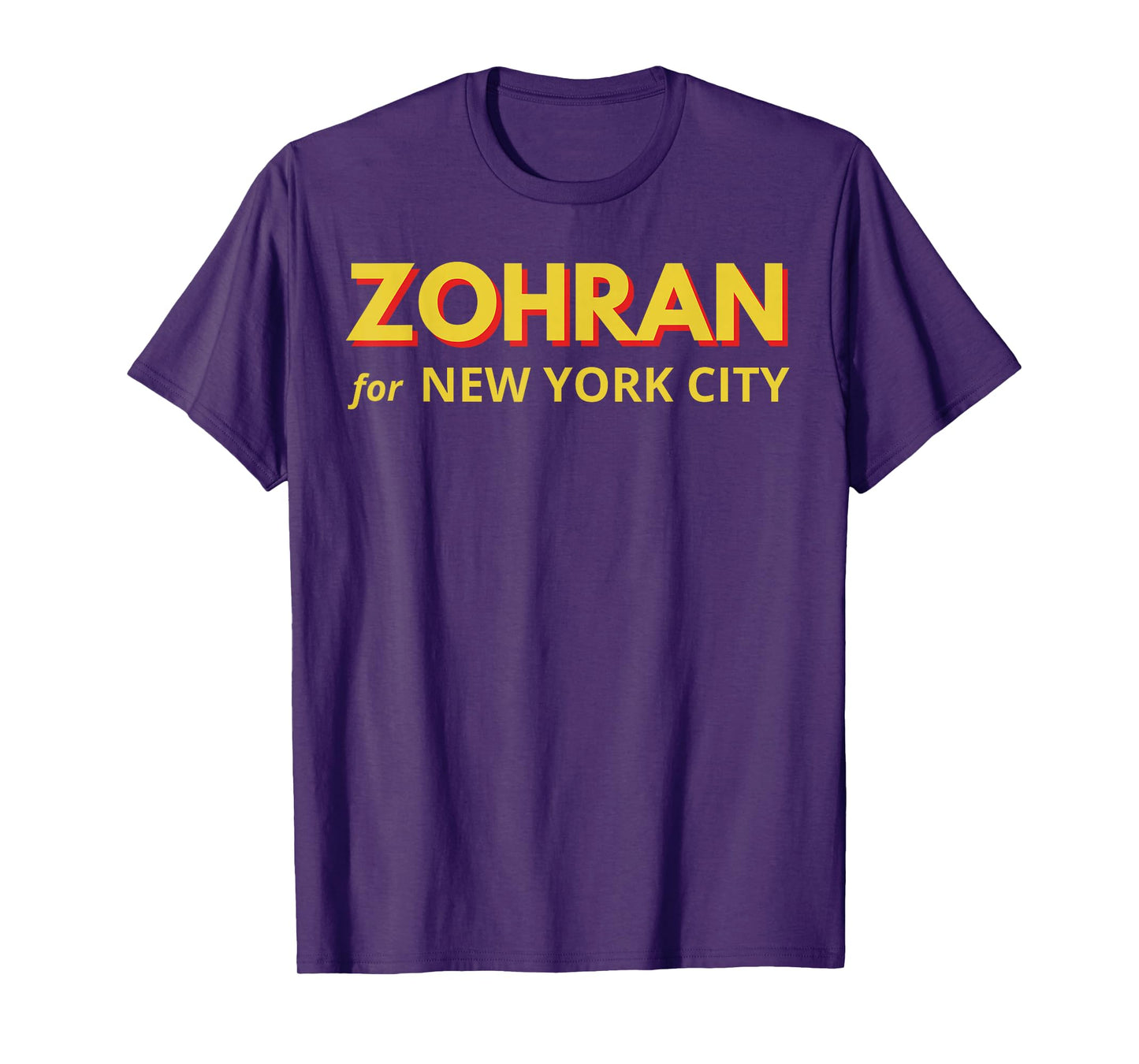 Zohran Mamdani for NYC Mayor Funny Cool Trendy Progressive T-Shirt
