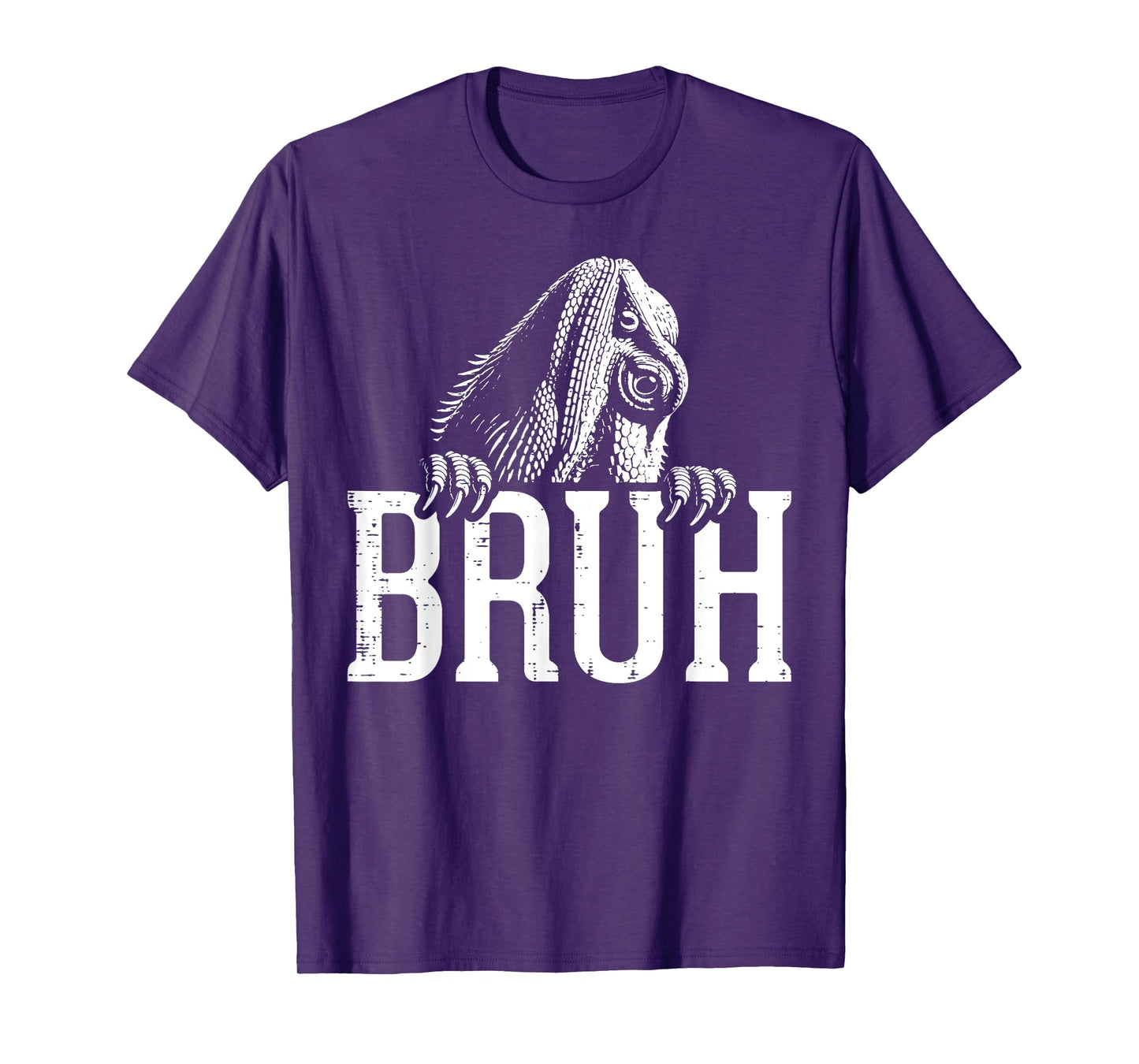 Bearded Dragon Bruh Funny Beardie Meme Reptile Women Men Kid T-Shirt