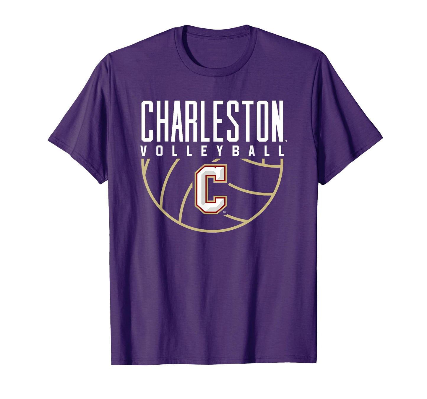 College of Charleston Cougars Volleyball Arch T-Shirt