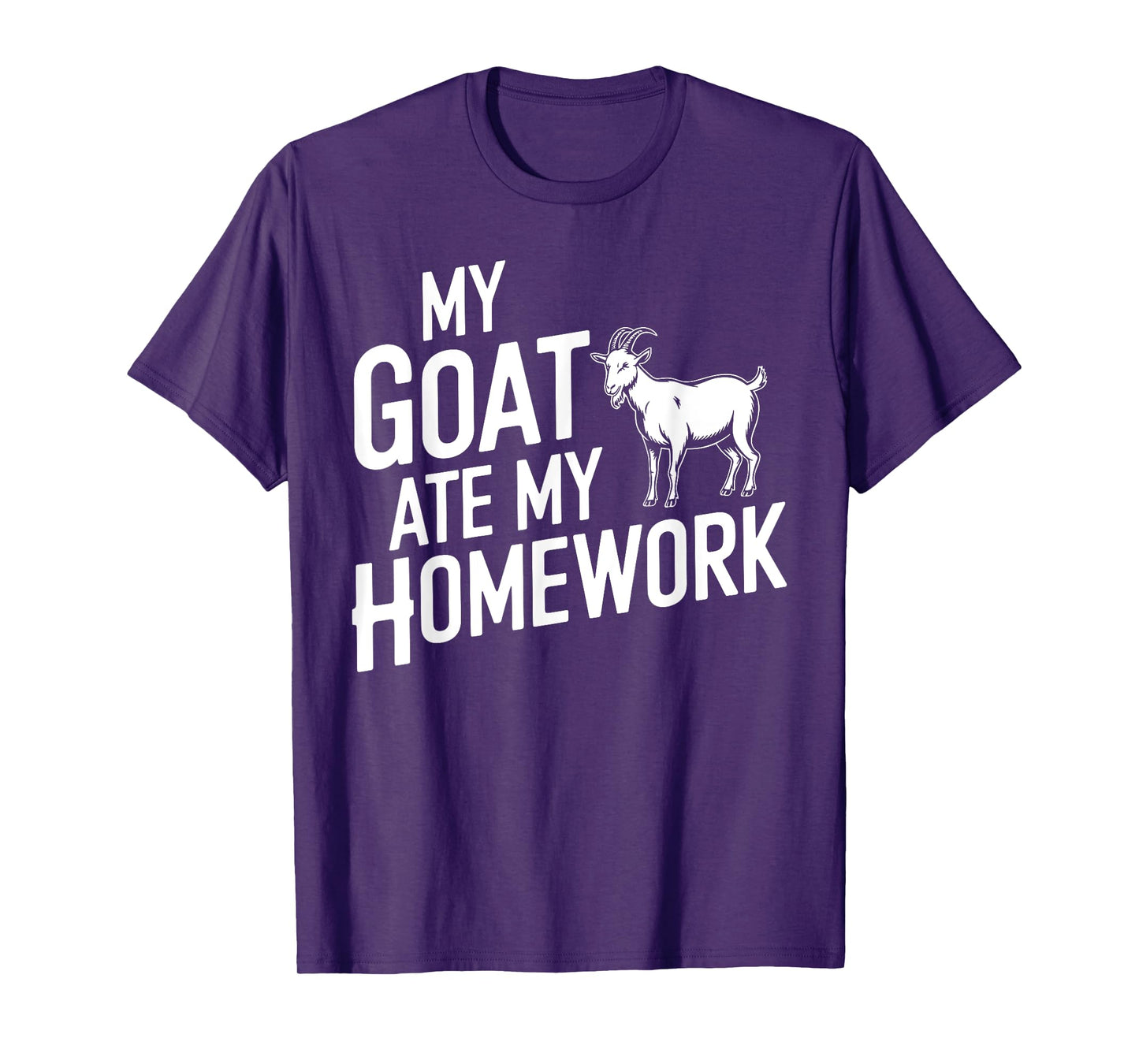 Funny Goat Art For Boys Girls Kids Goat Farmer Goat Lover T-Shirt