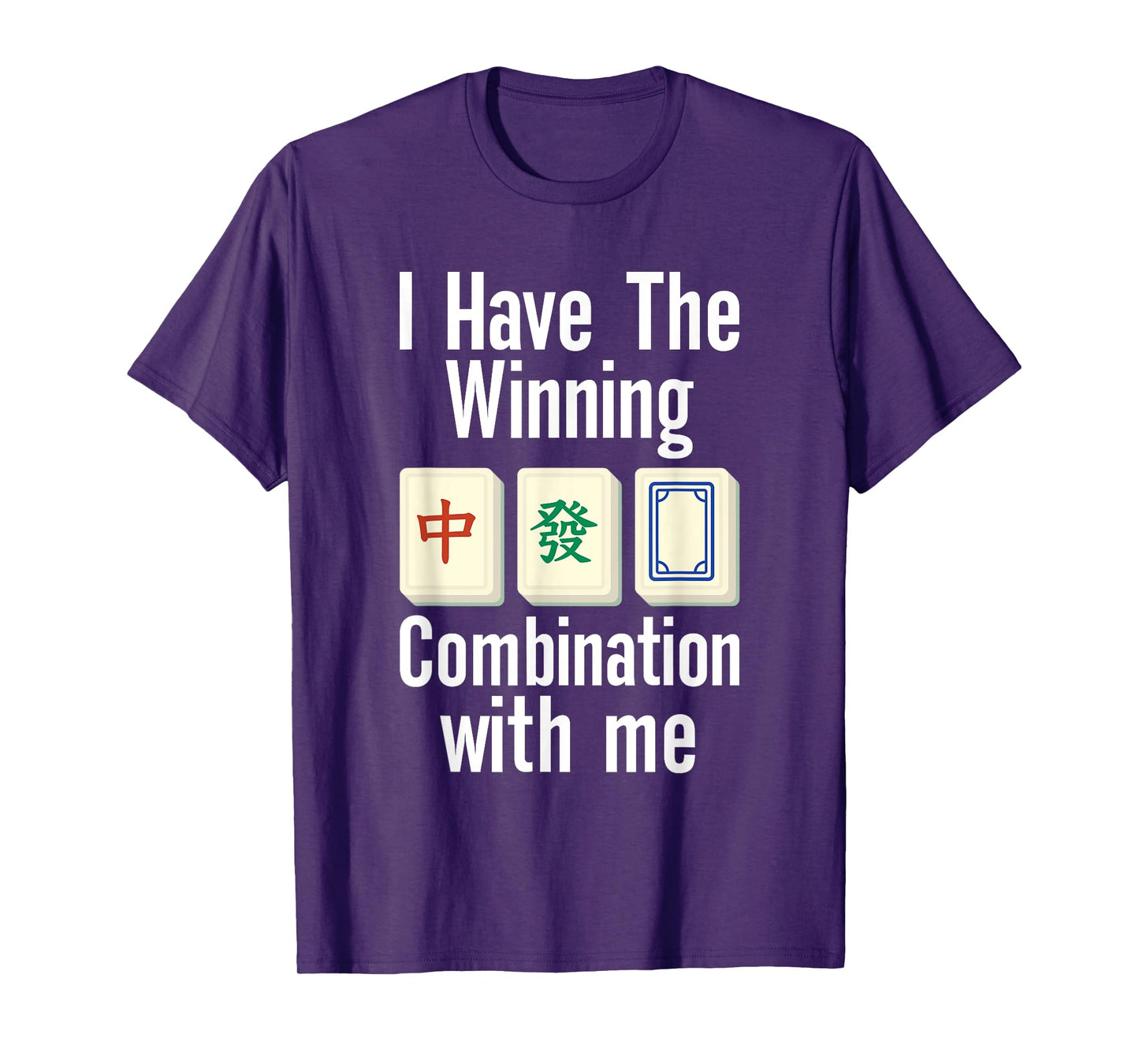 Chinese Game Player Mahjong Fan Cool Asian Tile Game T-Shirt