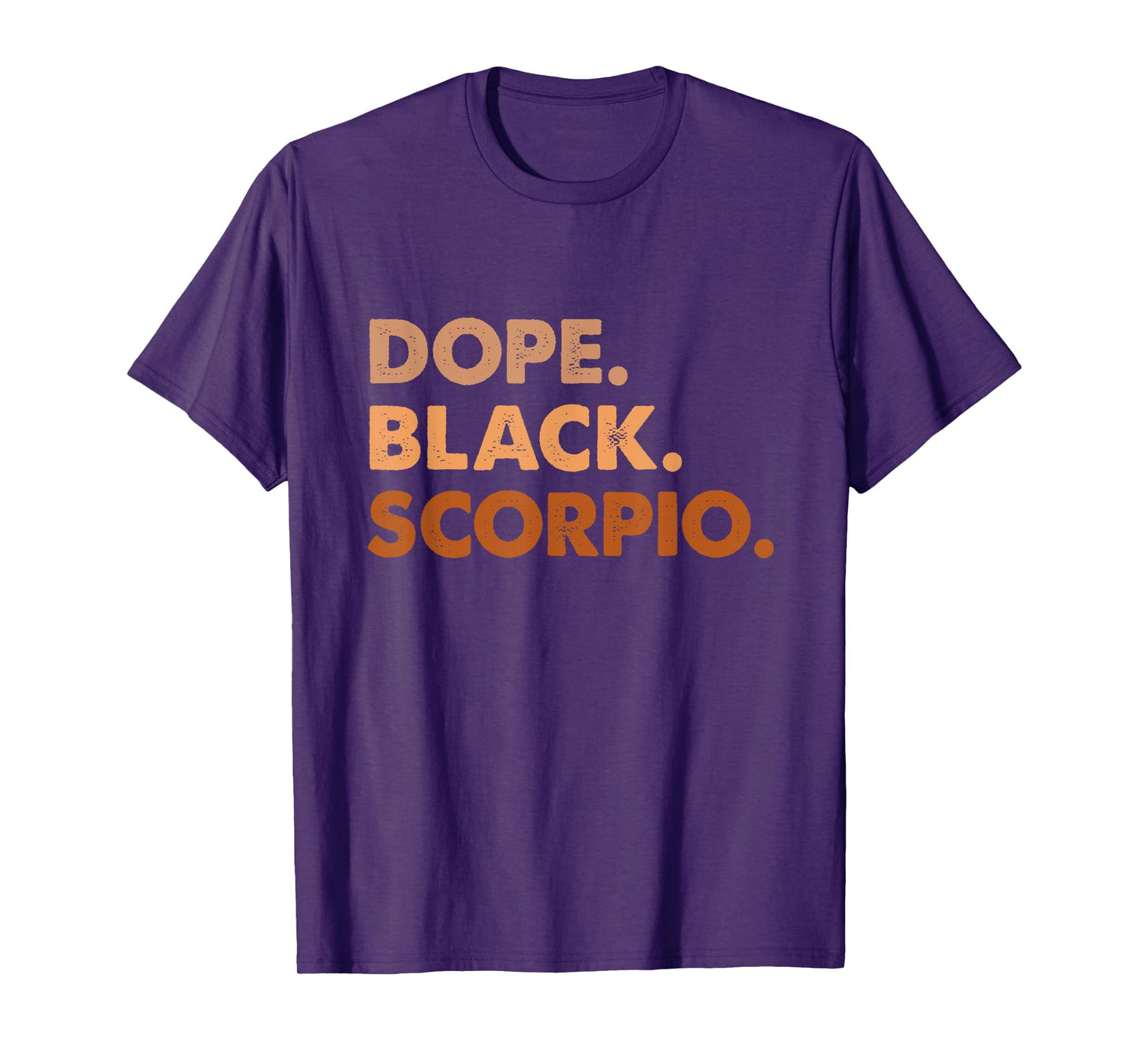 Dope Black Scorpio Melanin African Zodiac Scorpio Shirt T-Shirt
