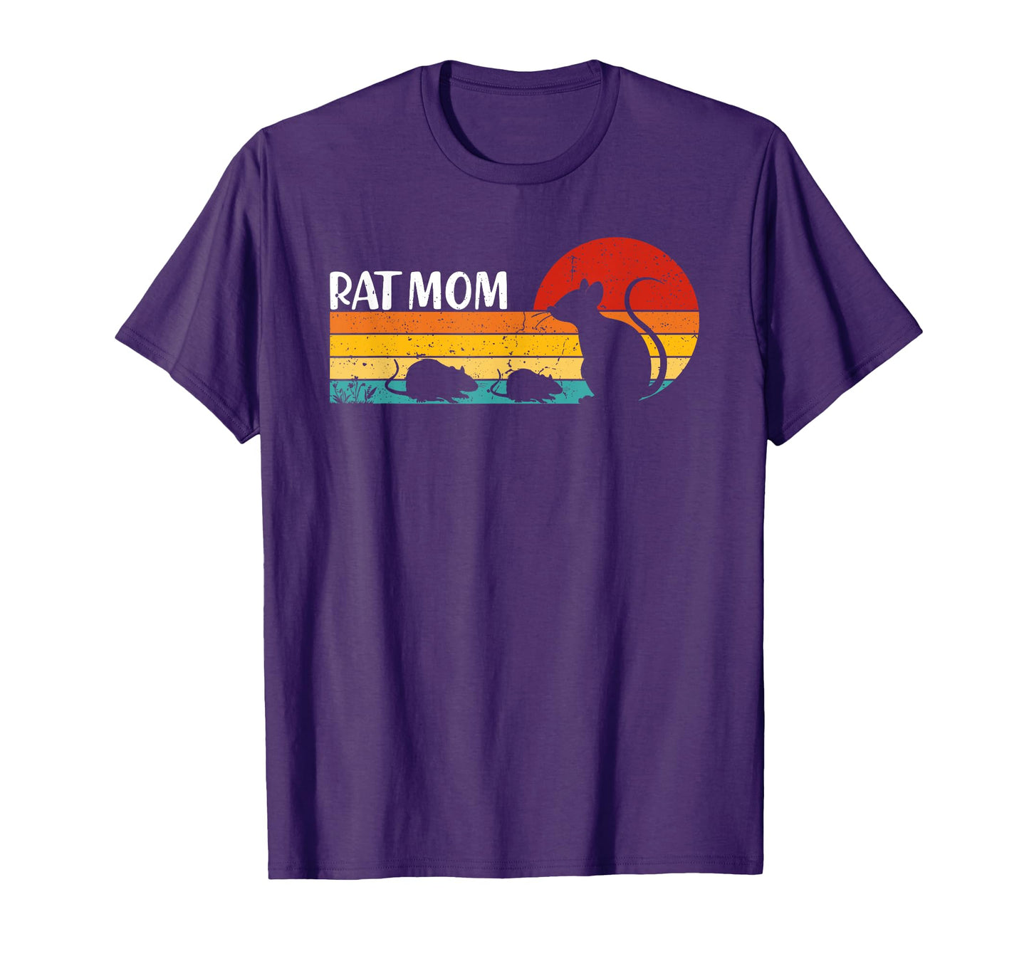 Rat Mom Mother's Day Animal Lover Retro Vintage T-Shirt