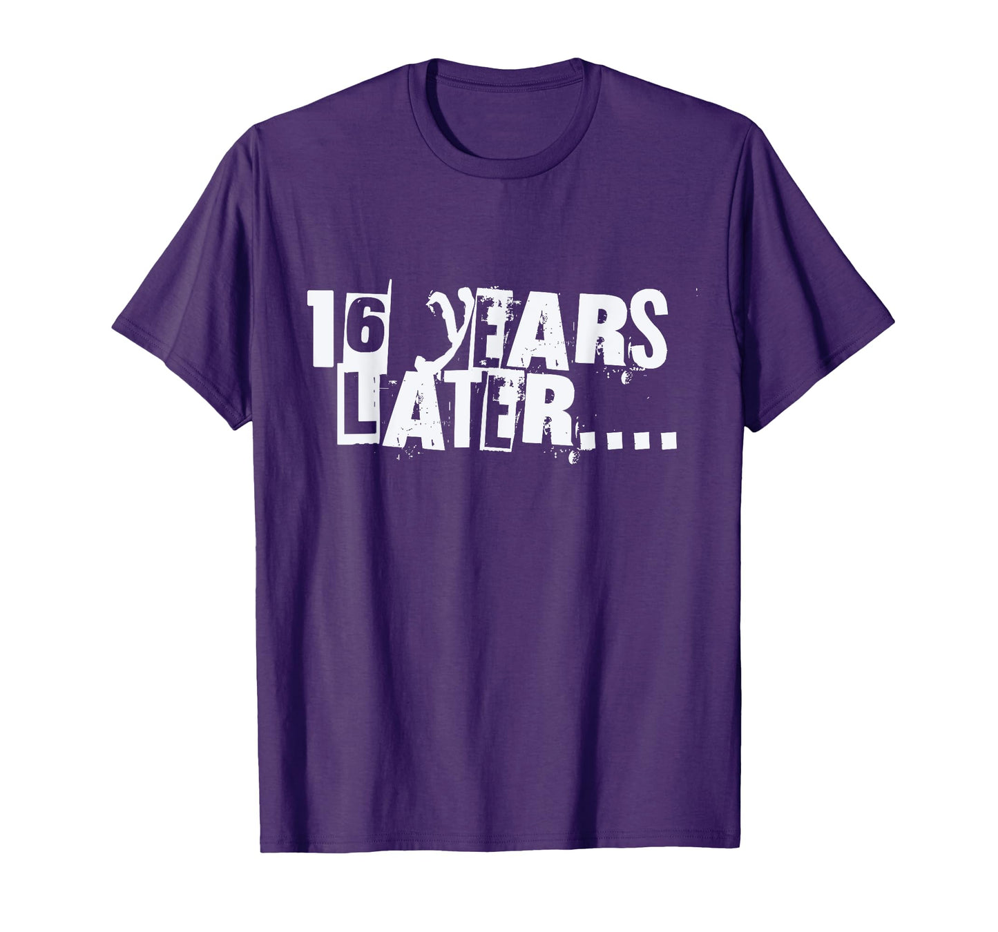 16 Years Later Funny Sarcastic Birthday 16th boy girl teen T-Shirt