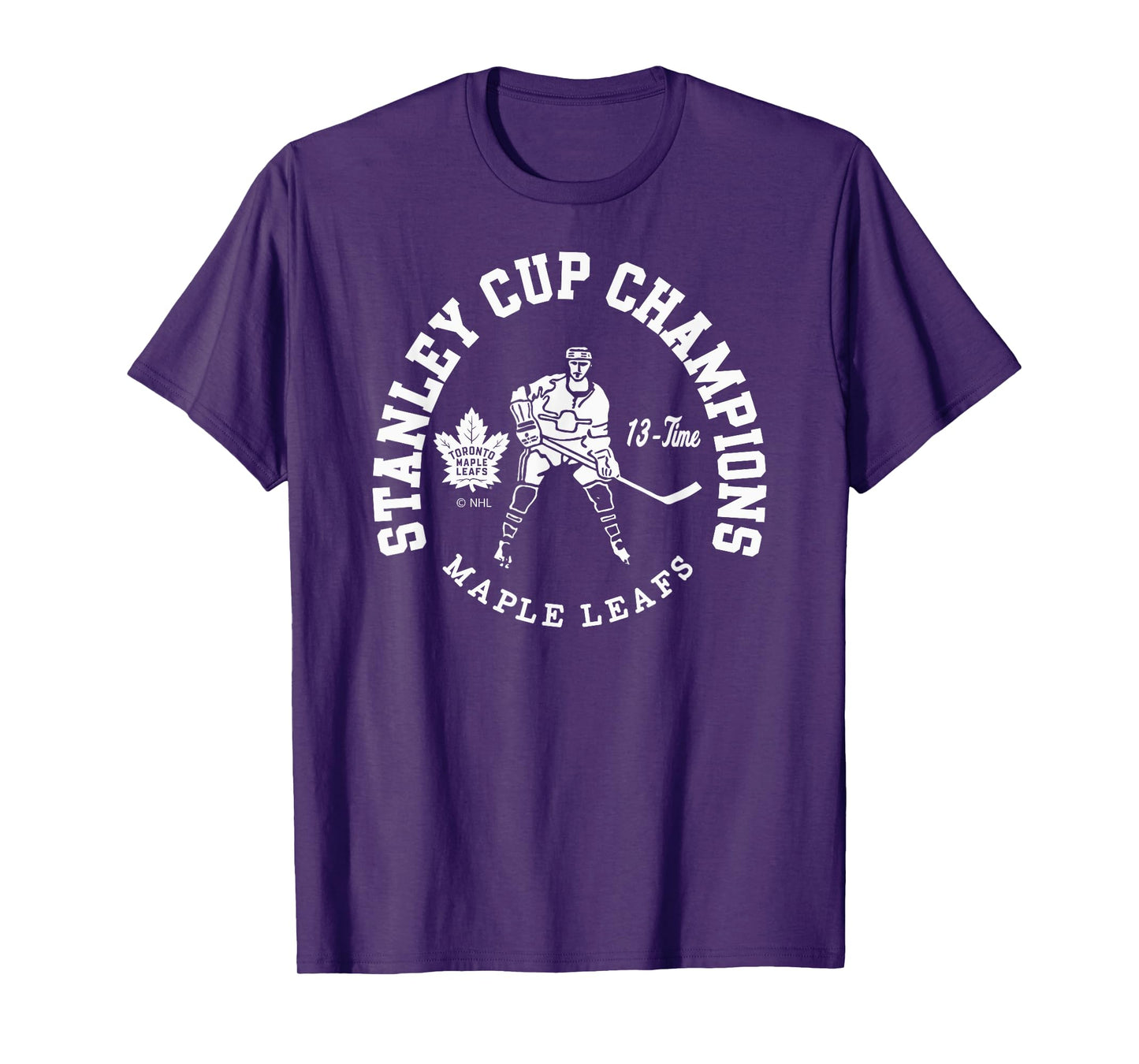 Toronto Maple Leafs Stanley Cup Champions 13-Time Blue T-Shirt