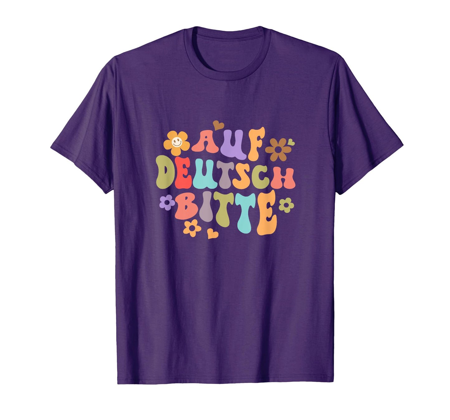 Auf Deutsch Bitte Funny German Teacher Teaching Germany T-Shirt