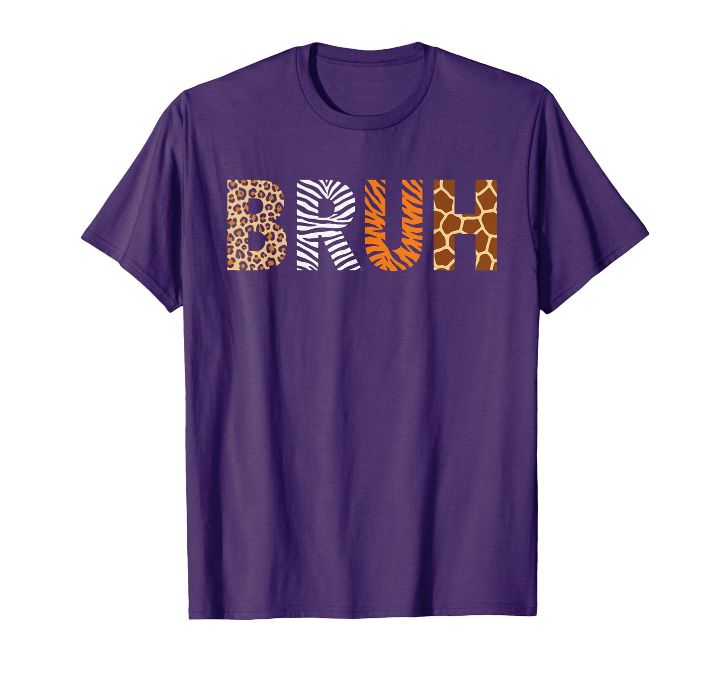 Bruh Zookeeper Safari Animal Print Costume Girls Boys Zoo T-Shirt