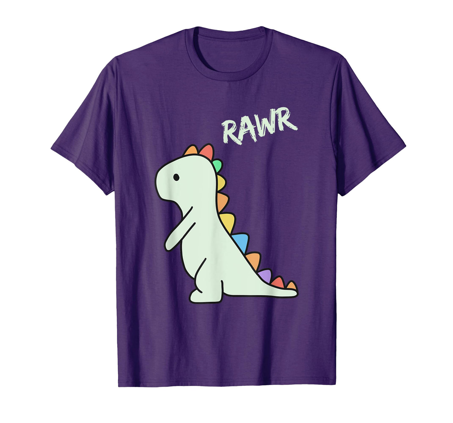 Cute Dino Rawr Dinosaur Roaring Funny Kid Dino Cartoon T-Shirt
