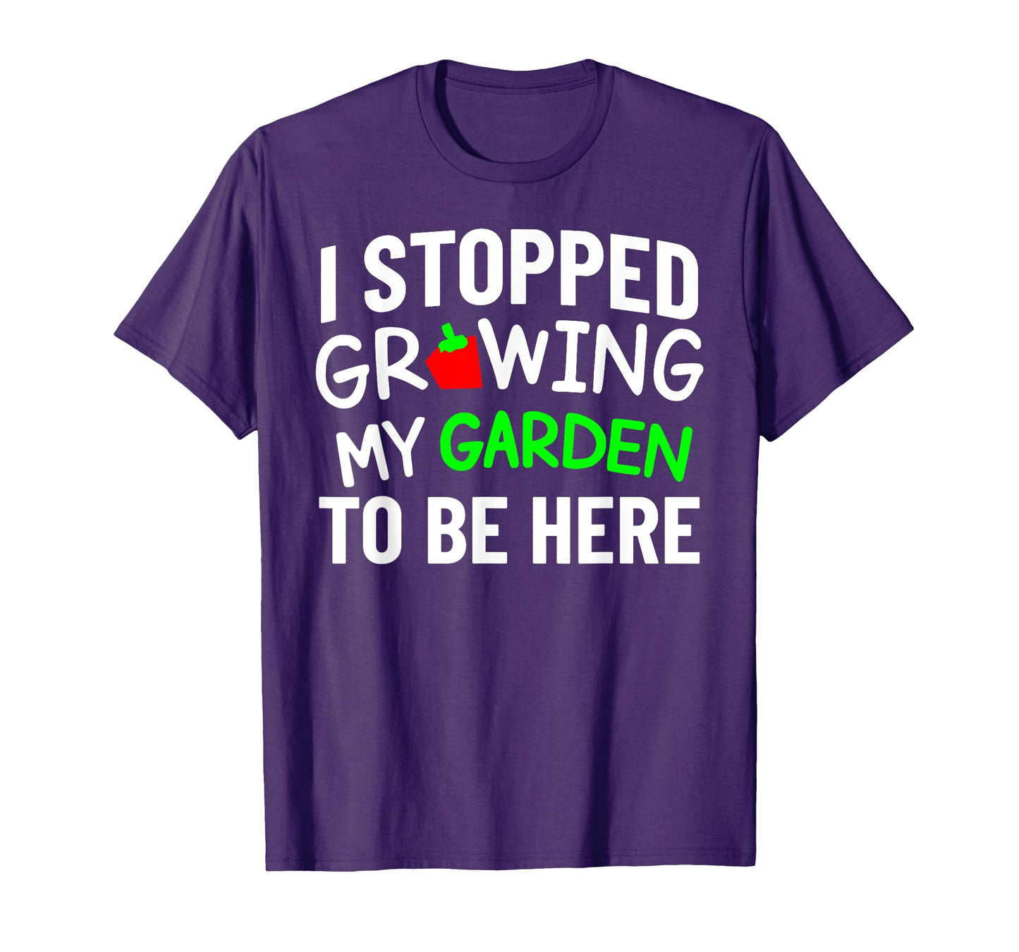 I Stopped Growing My Garden Funny Back To School Gamer Tee T-Shirt