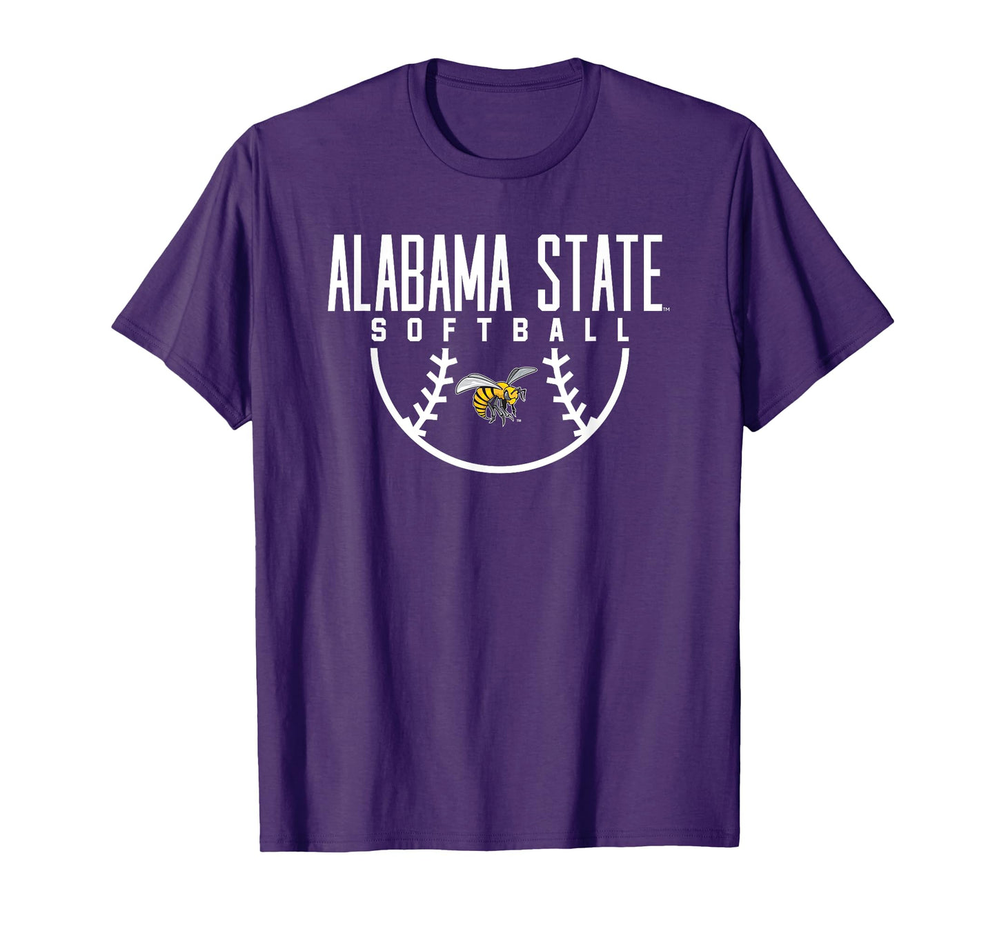 Alabama State University Hornets Softball Arch T-Shirt