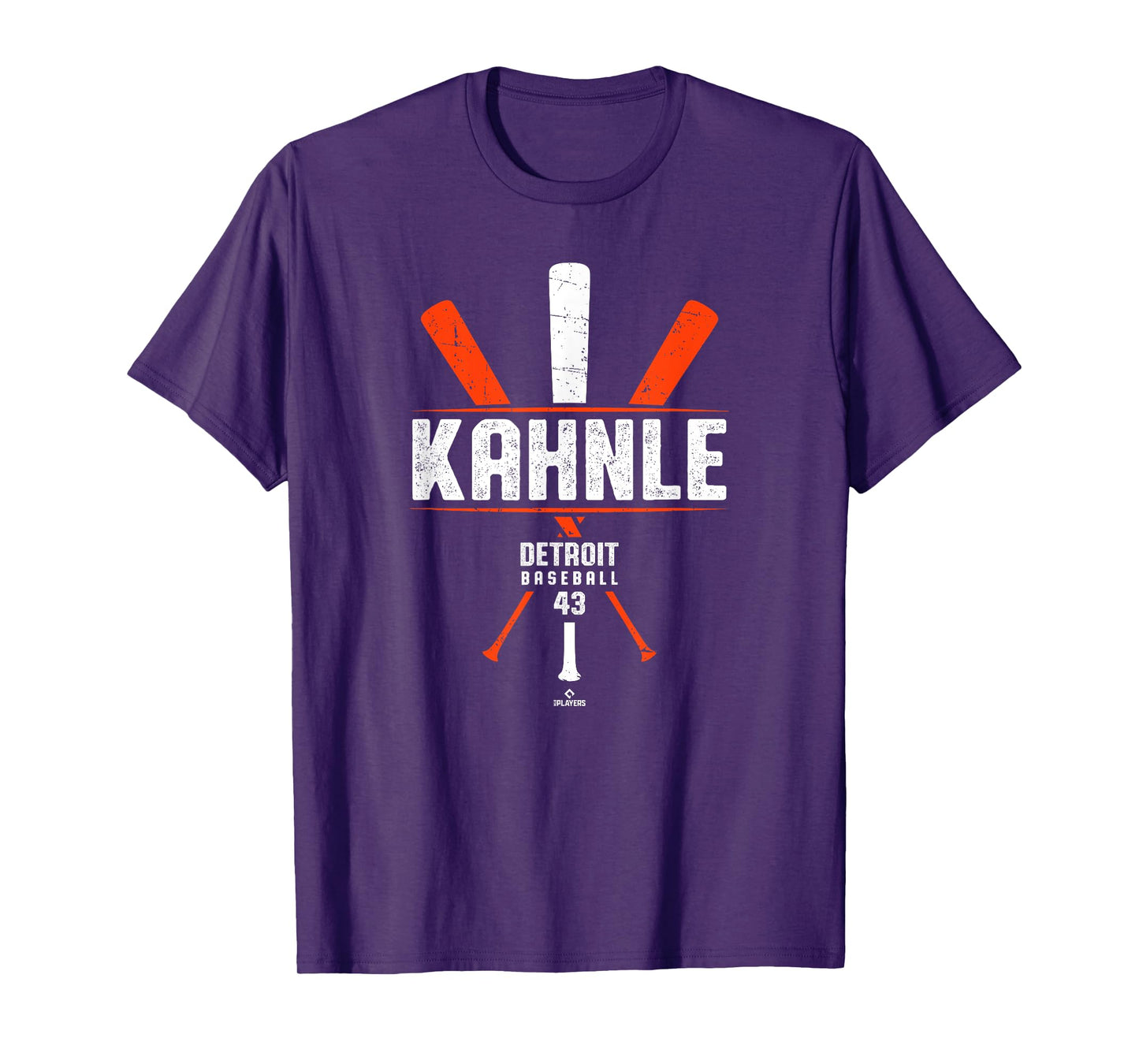 Vintage Baseball Bat Gameday Tommy Kahnle Detroit Baseball T-Shirt