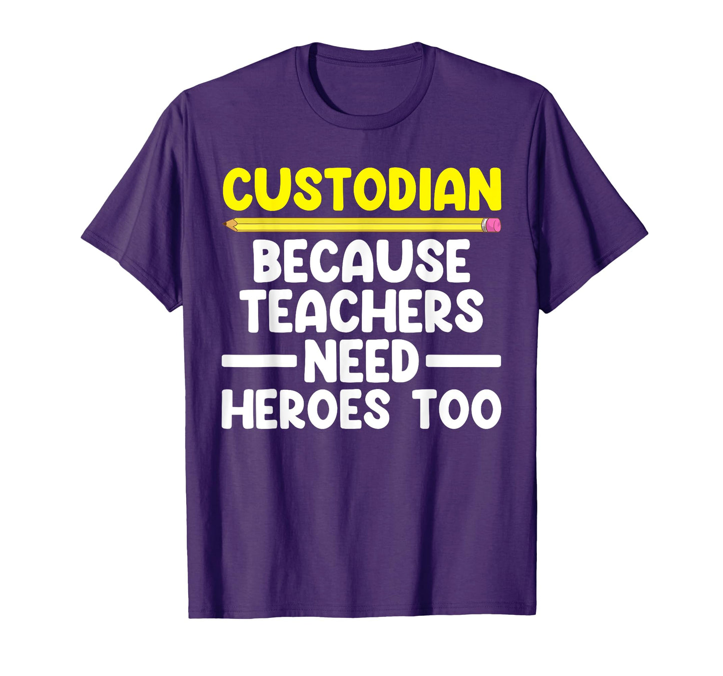 Best Custodian Design For Men Women Janitor School Custodian T-Shirt