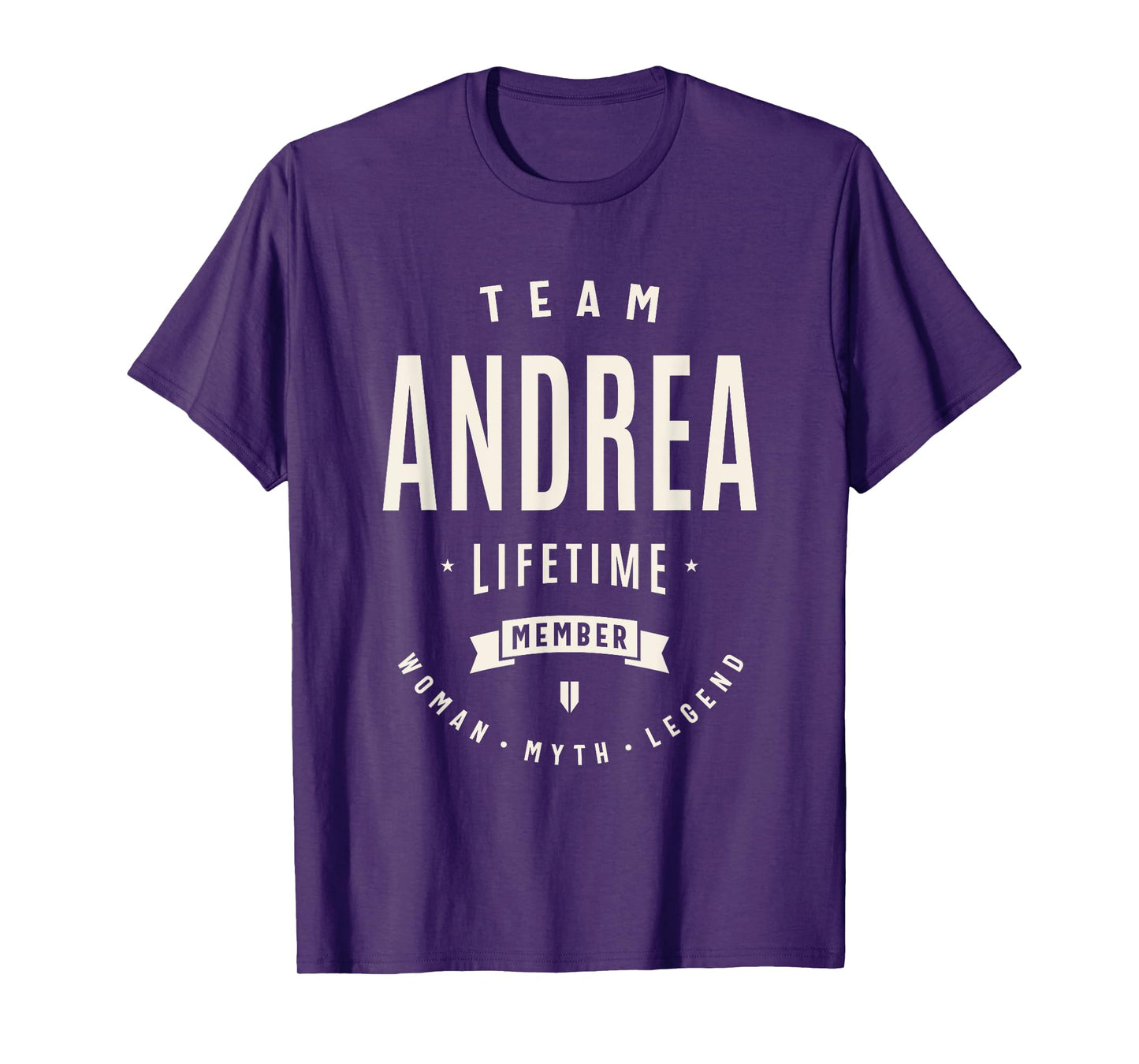 Team Andrea Lifetime Member Funny Name Andrea T-Shirt