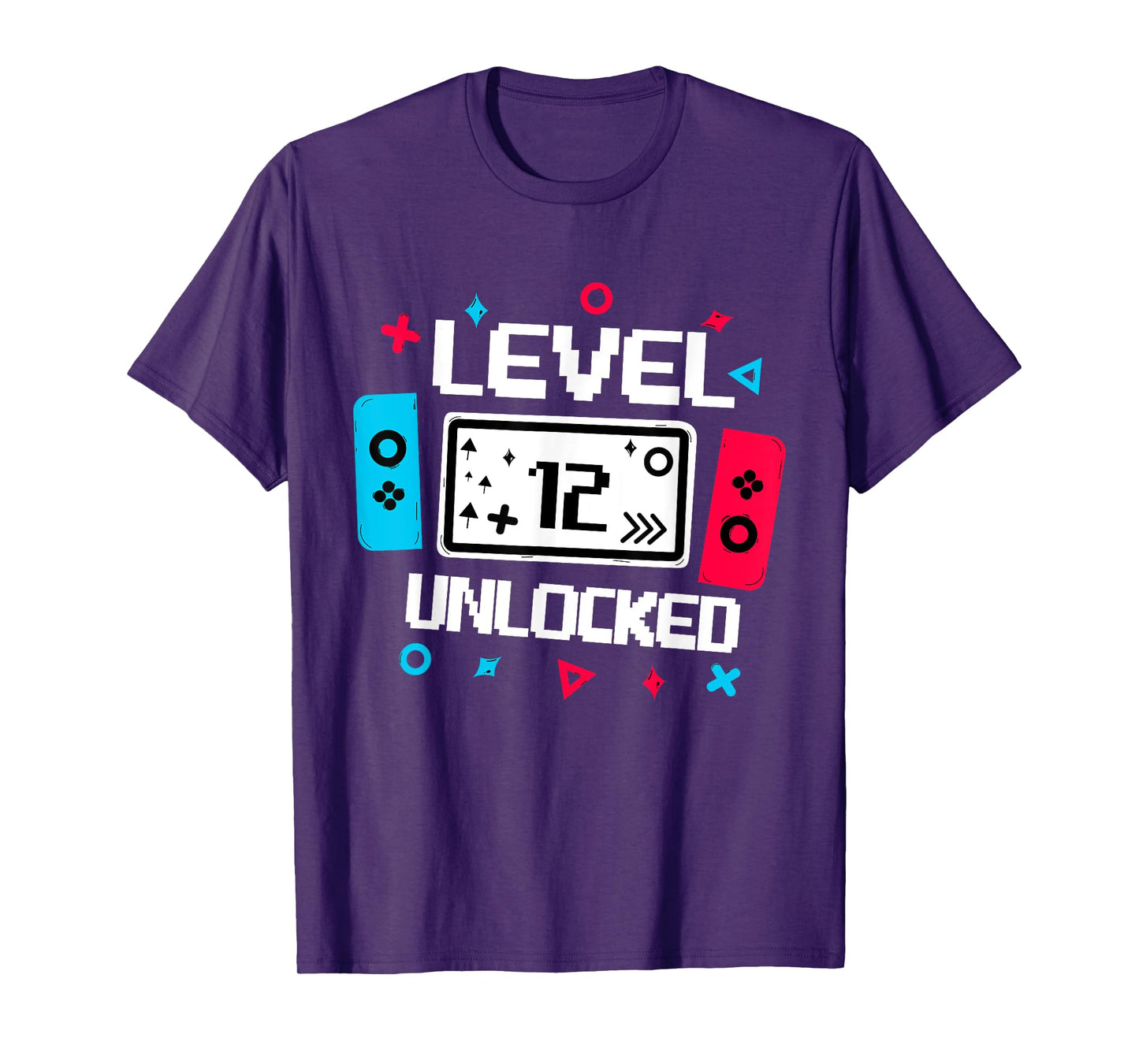 Level 12 unlocked Gamer 12th Birthday Gift Video Game lovers T-Shirt