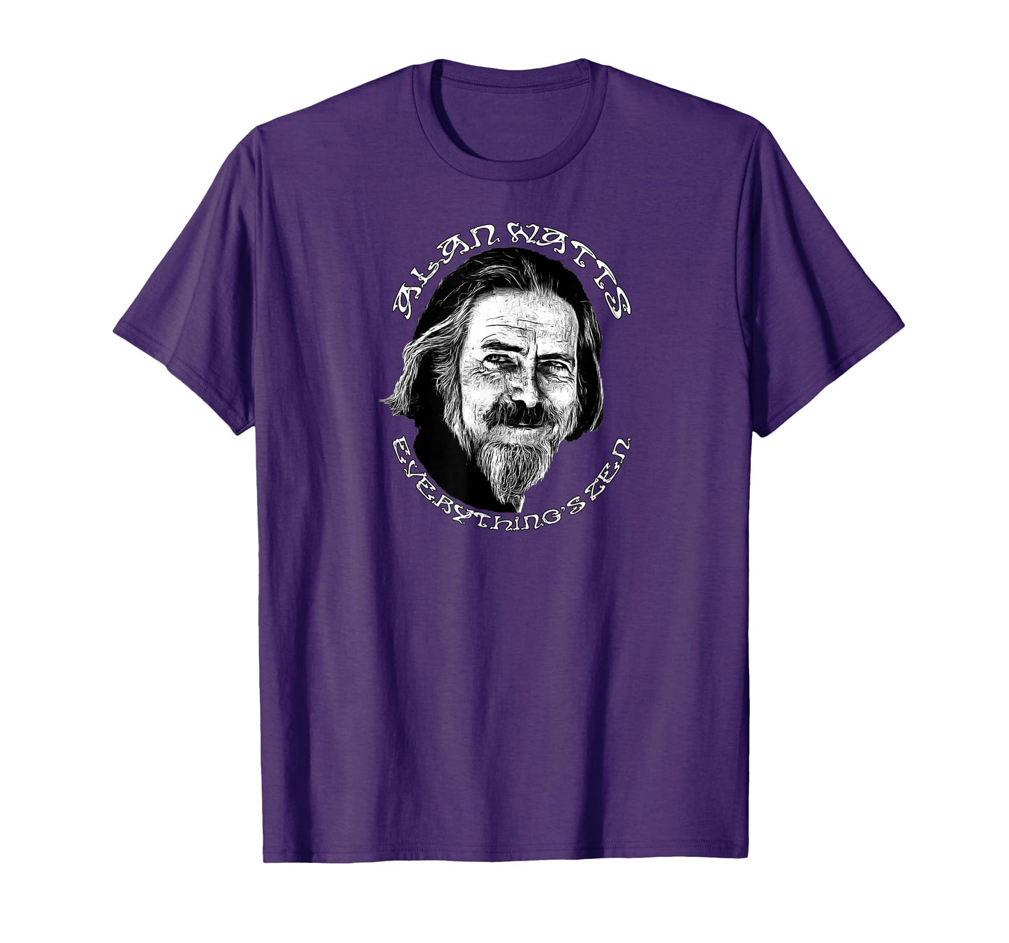 Alan Watts Everything's Zen - meditation spiritual T-Shirt