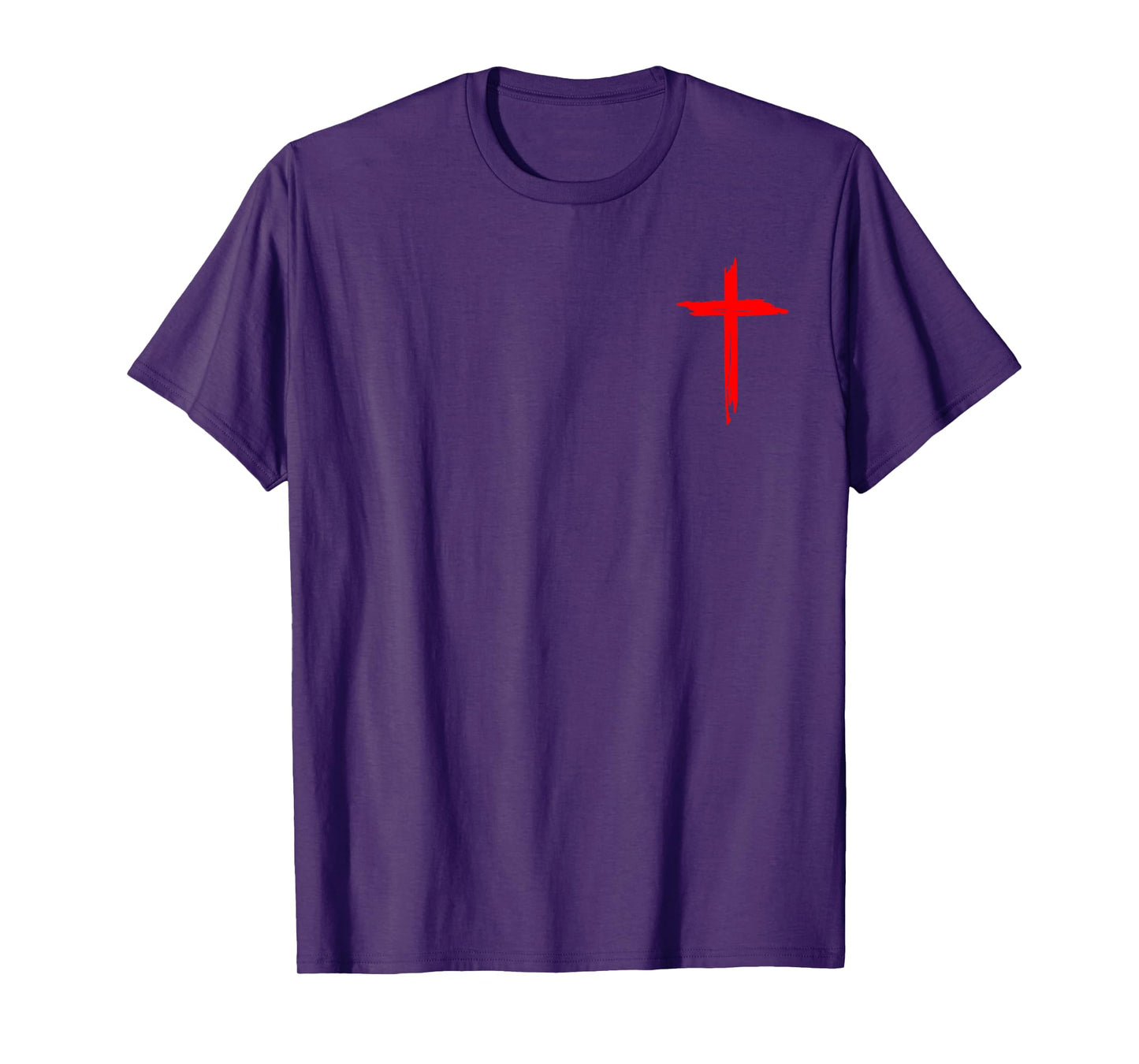 Need Prayer Tap My Shoulder Cross Bible Verse 2 Sides T-Shirt