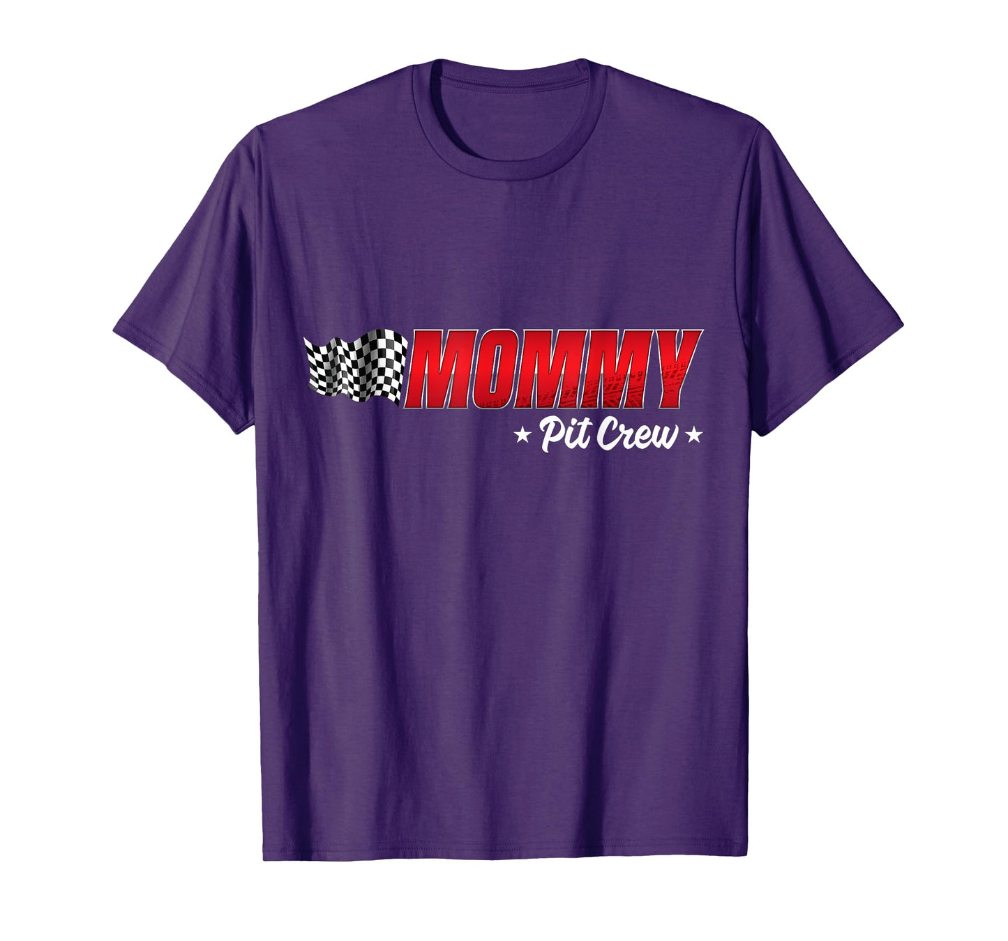 Mommy Pit Crew Race Car Birthday Family Racing Adult Women T-Shirt