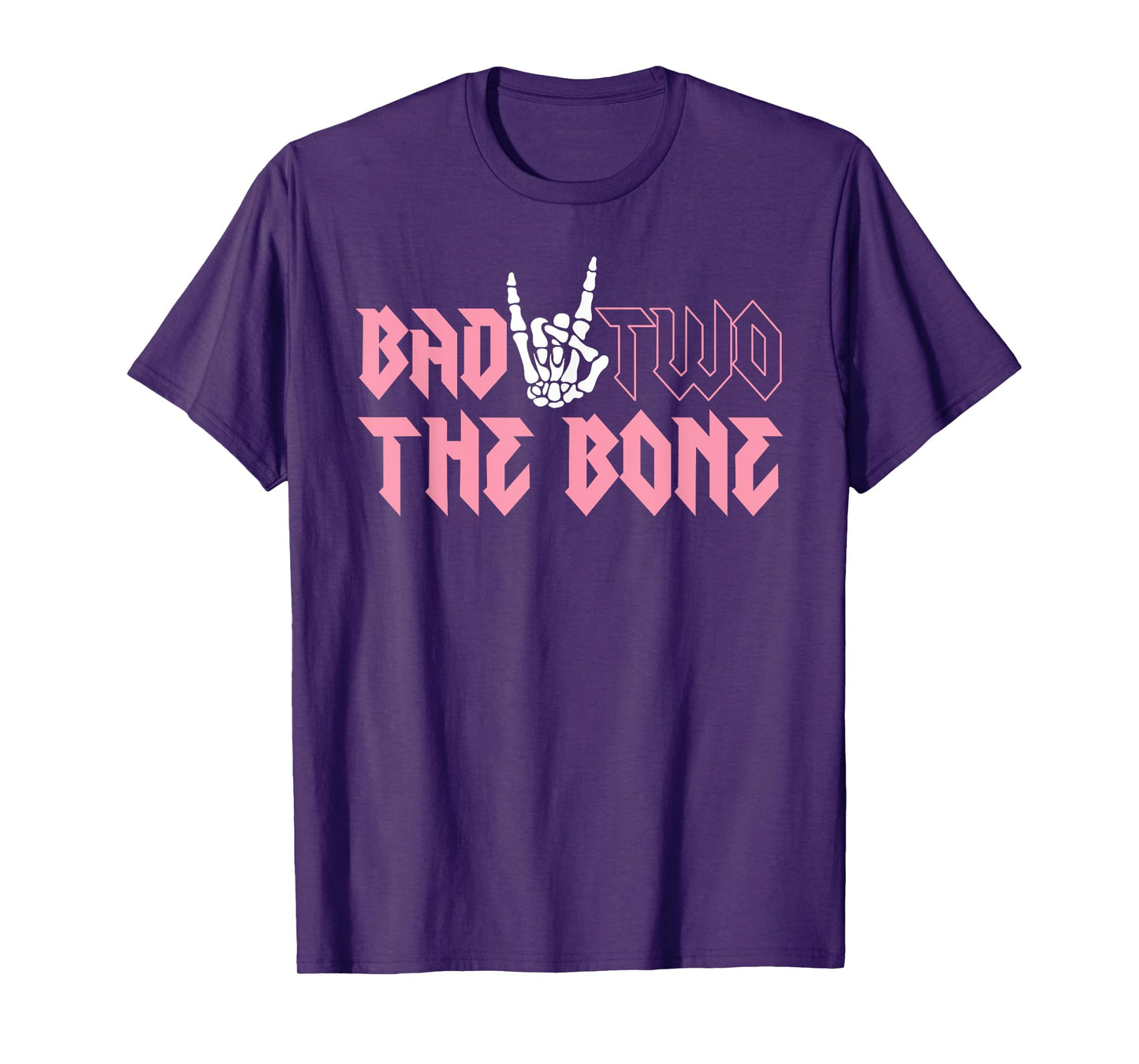 Bad Two The Bone Party Decorations Boy Girl 2nd Birthday T-Shirt