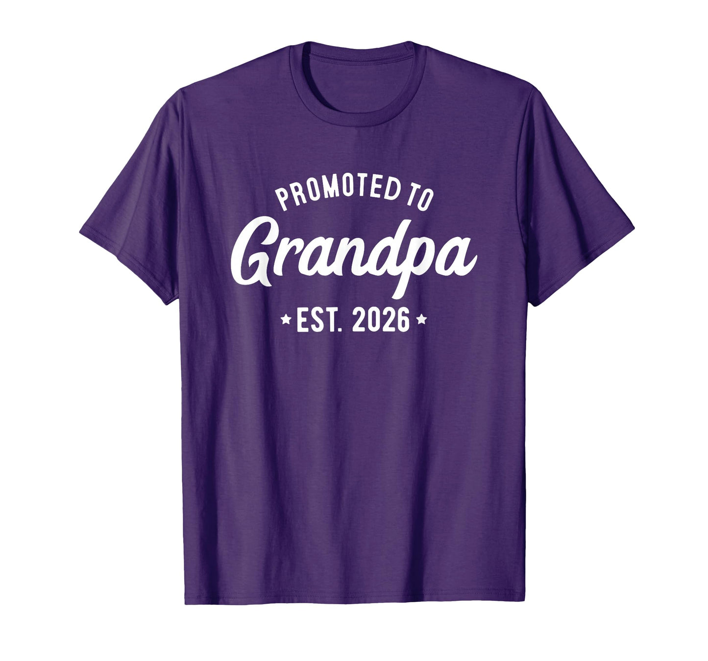 Pregnancy Announcement New Grandpa Promoted to Grandpa 2026 T-Shirt