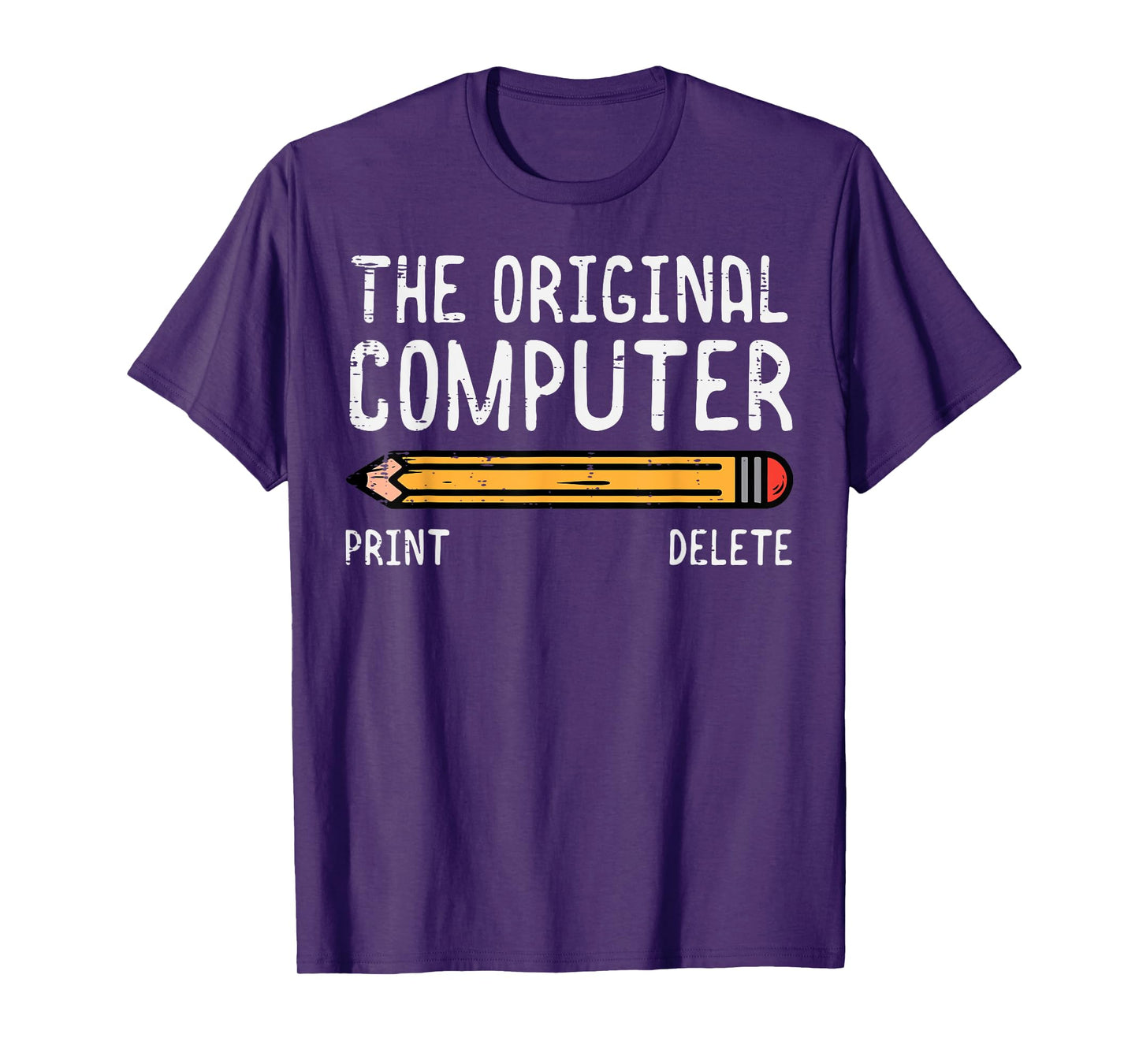 Original Computer Pencil Coder Funny Tech Support Men Women T-Shirt
