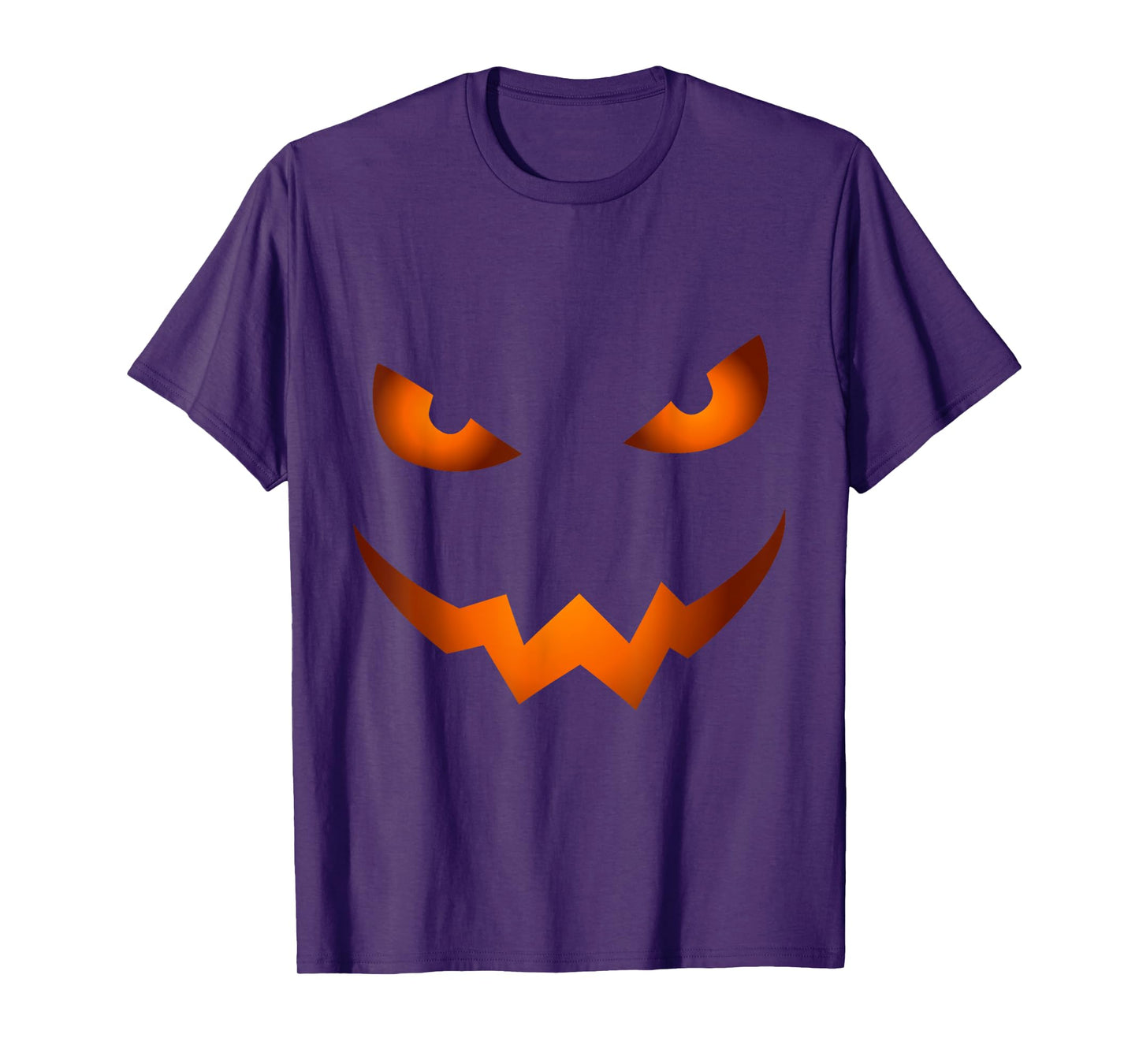 Scary Jack O Lantern Pumpkin Face Halloween Costume T-Shirt