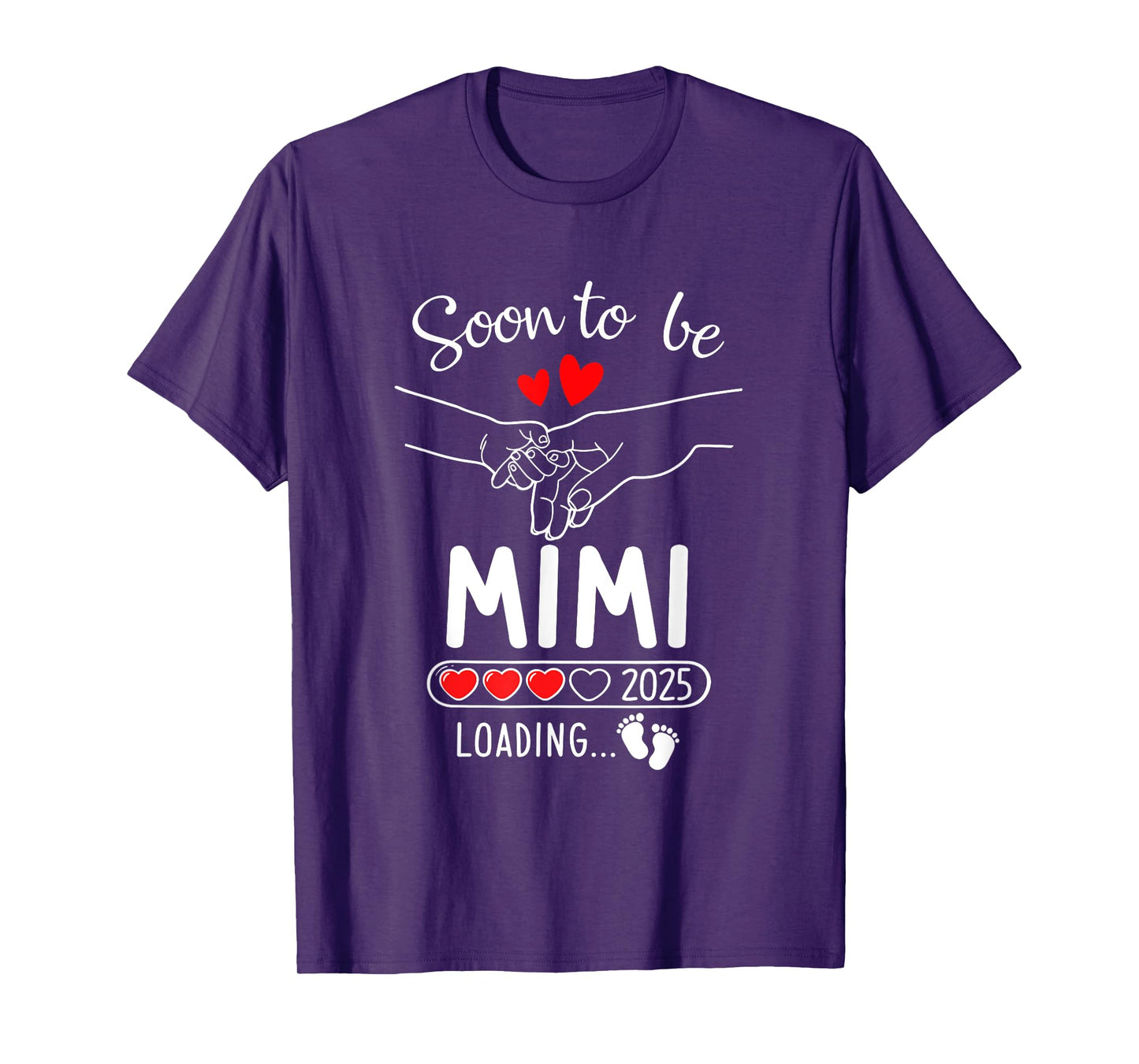Soon To Be Mimi 2025 Loading Pregnancy Announcement Mimi T-Shirt