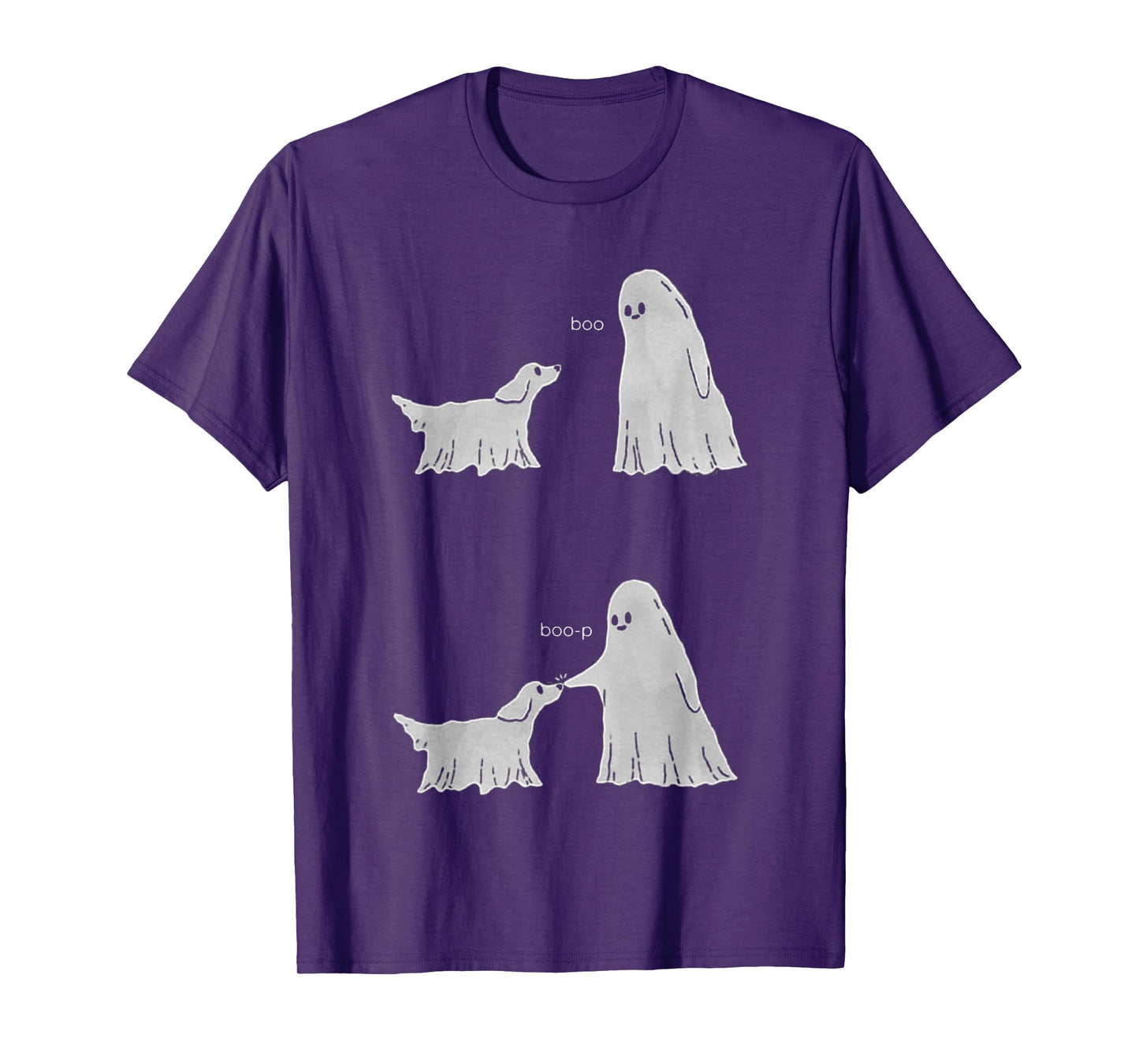 Boo Boo-p Ghost Dog Halloween T-Shirt