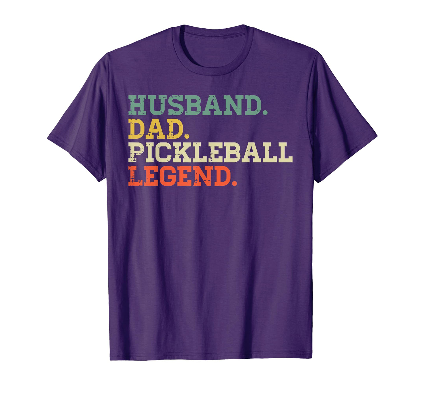 Husband Dad Pickleball Legend Pickle Ball Papa Grandpa Men T-Shirt