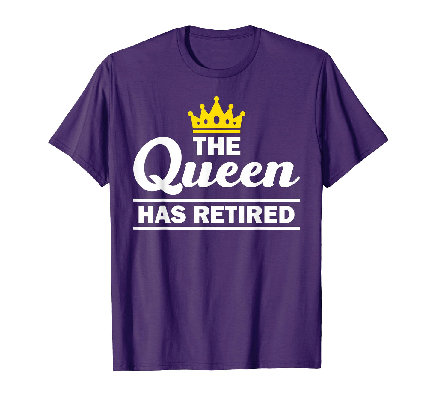 Cool Retired Art for Women Grandma Queen Retiring Retirement T-Shirt