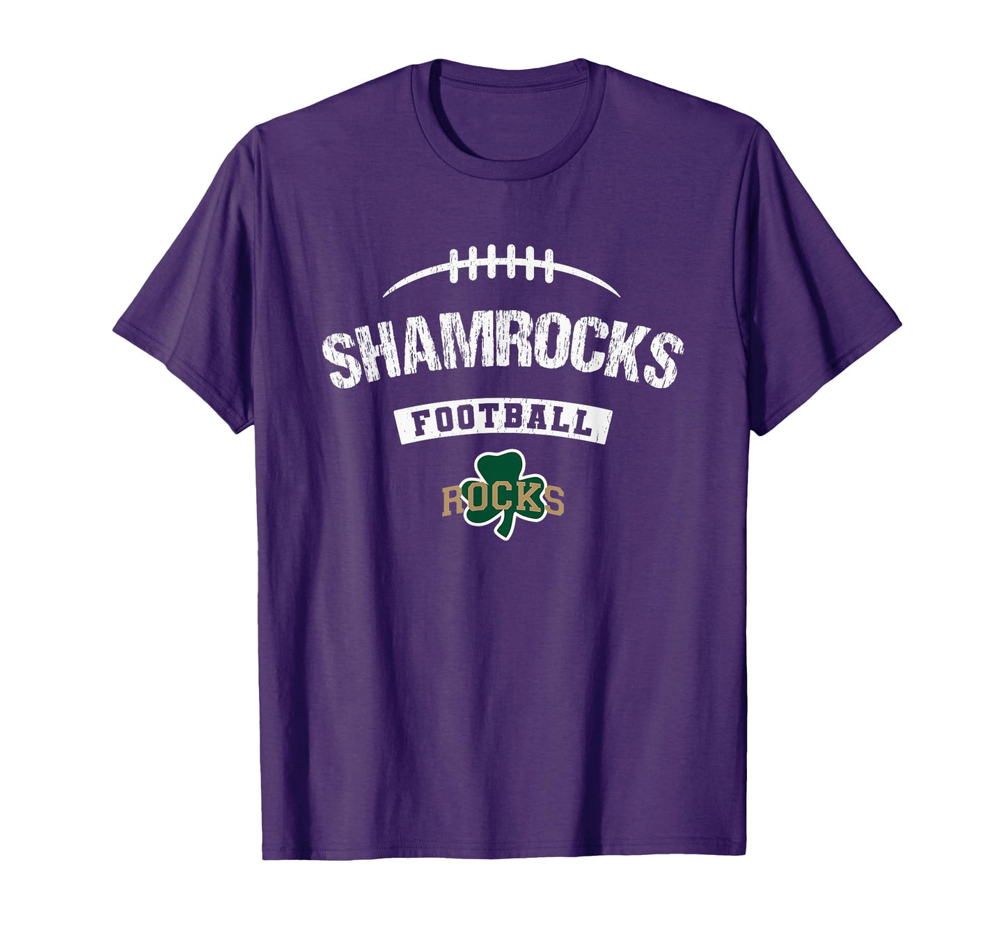 Westfield Shamrocks Logo Football Distressed HS T-Shirt